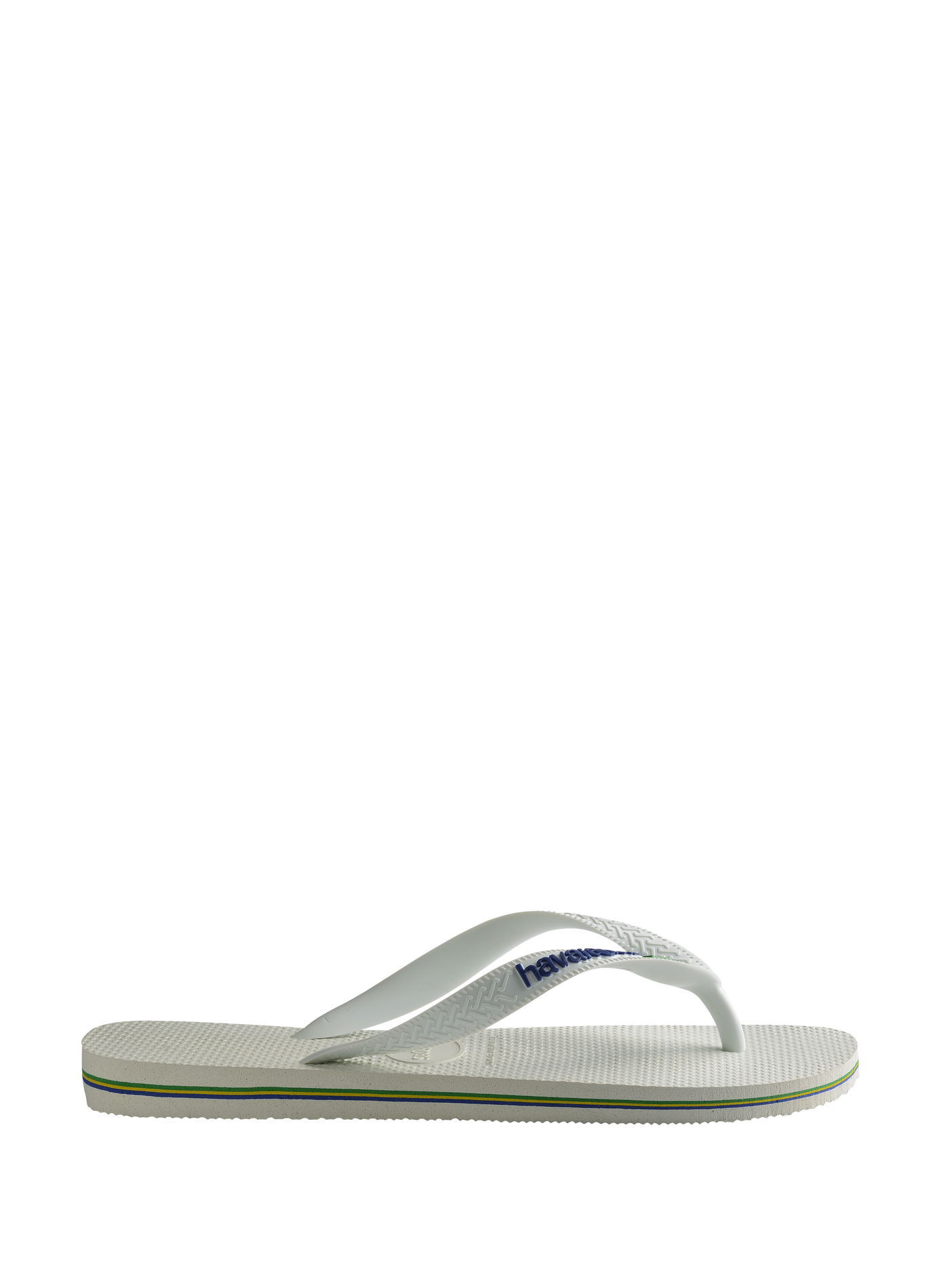 Two-tone flip flops TONG BRASIL White