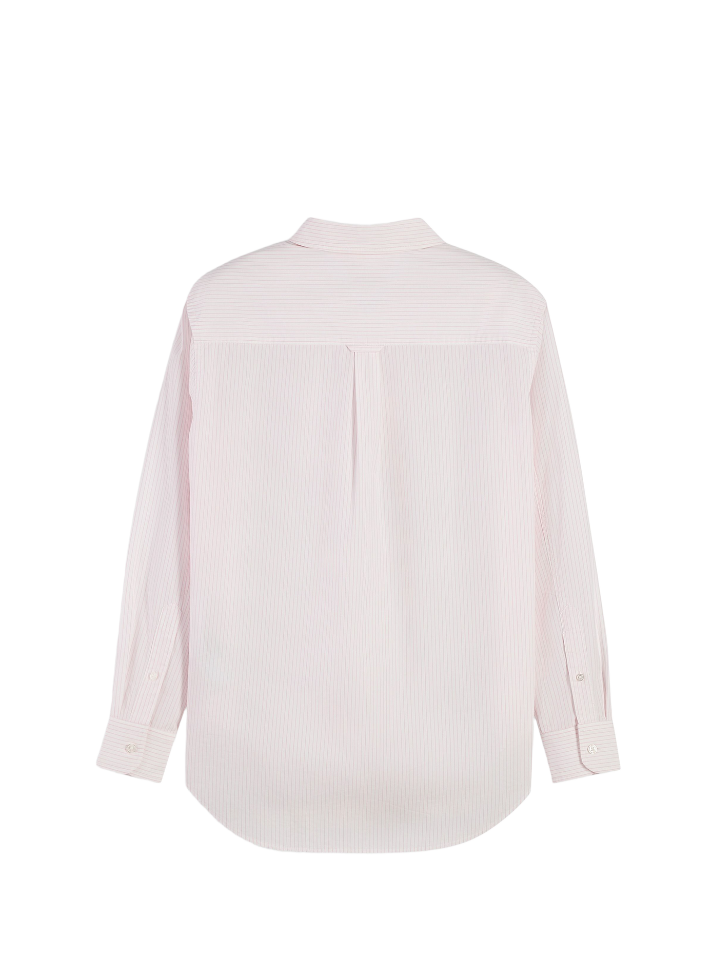 Straight cotton shirt with logo TOMMY HILFIGER Pink