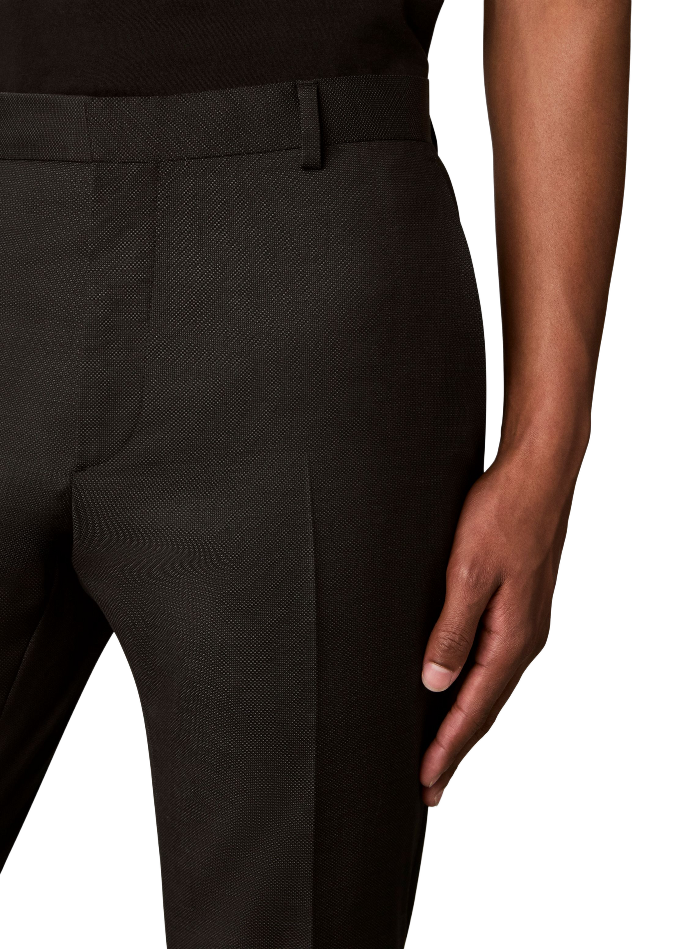 Schmale Wollhose CALVIN KLEIN Grau