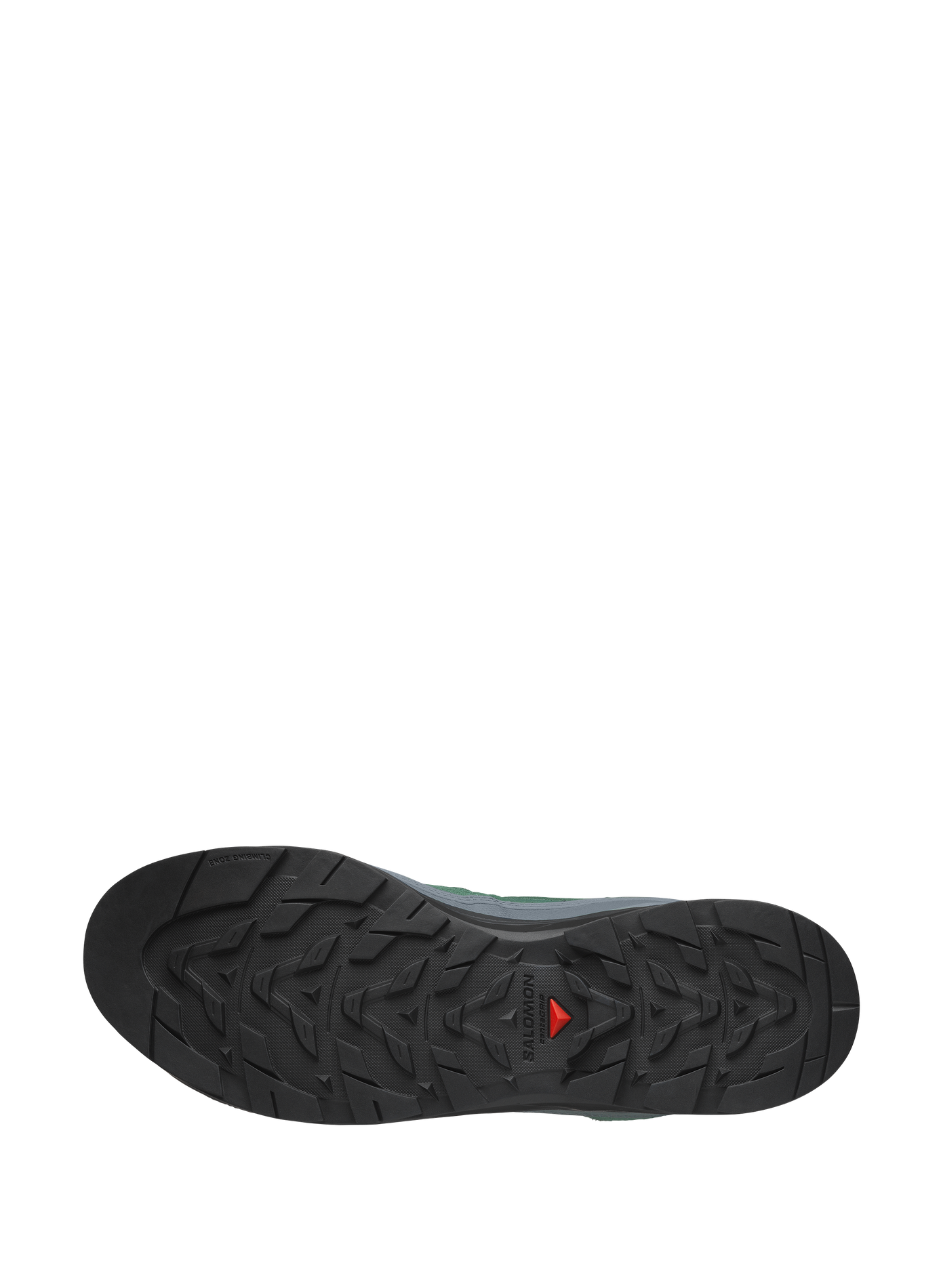 Baskets basses en cuir SALOMON Vert