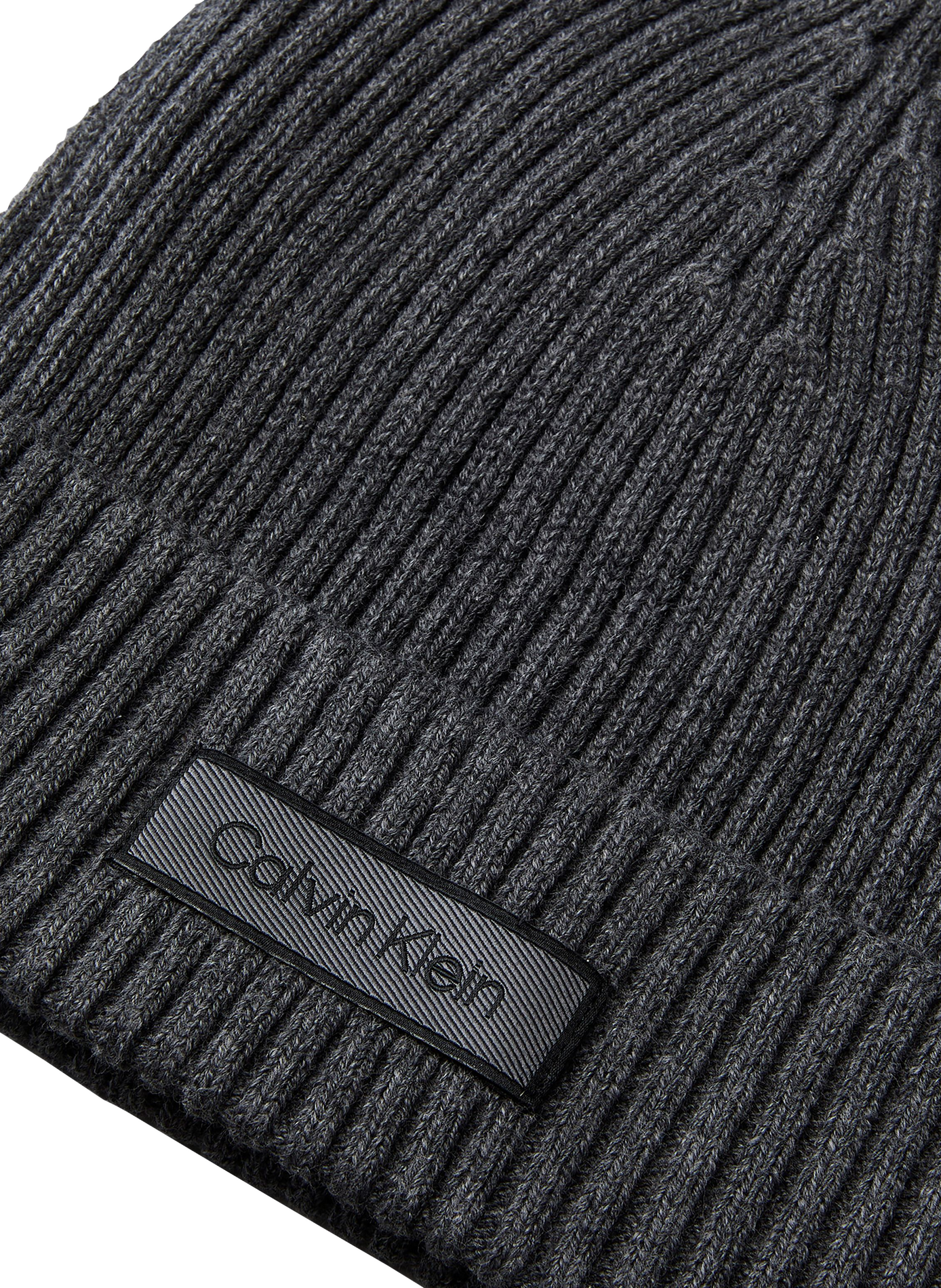 Bonnet en coton et cachemire | Gris CALVIN KLEIN Homme