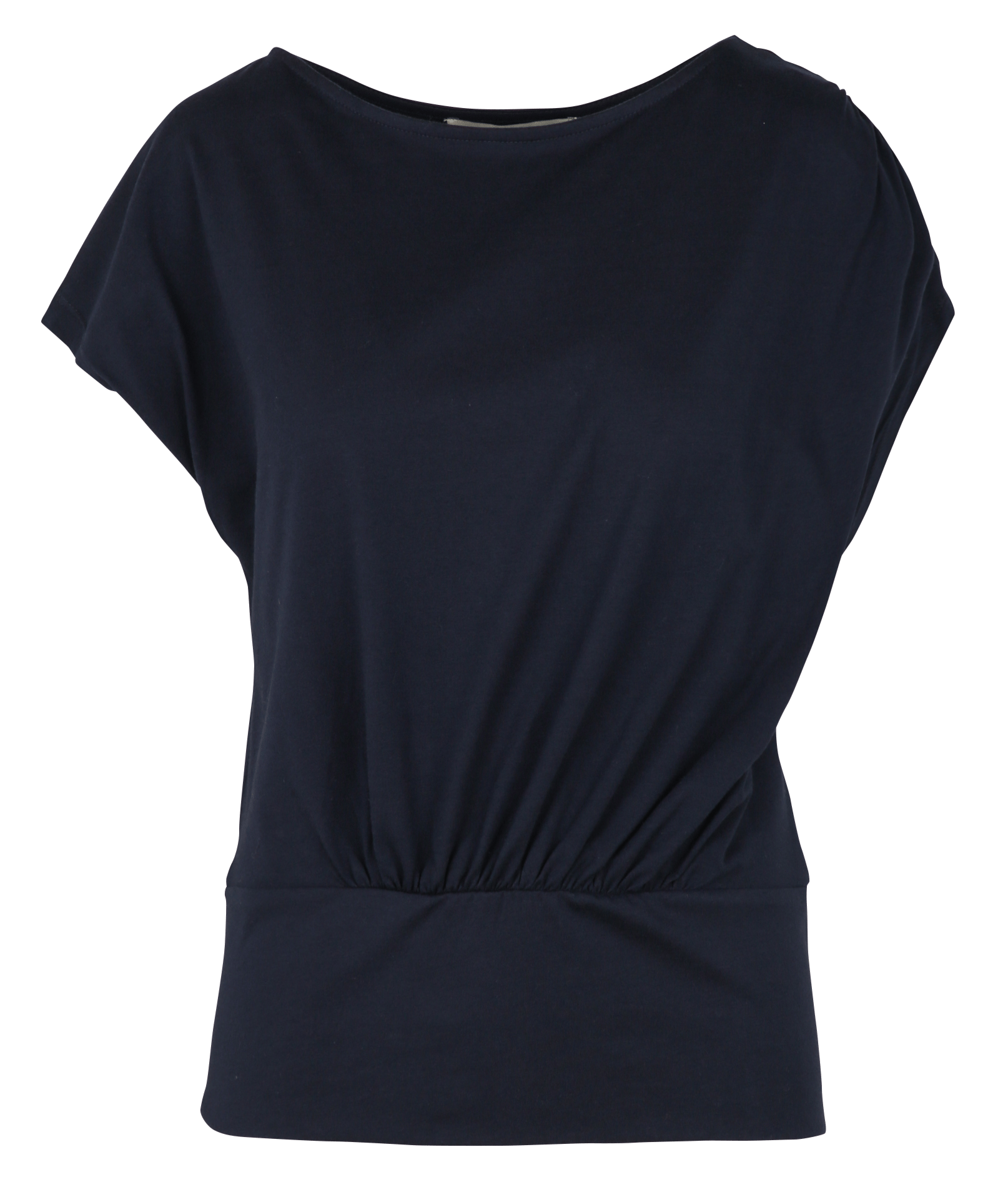 Aansluitende top van biologisch katoen LA FEE MARABOUTEE Blauw