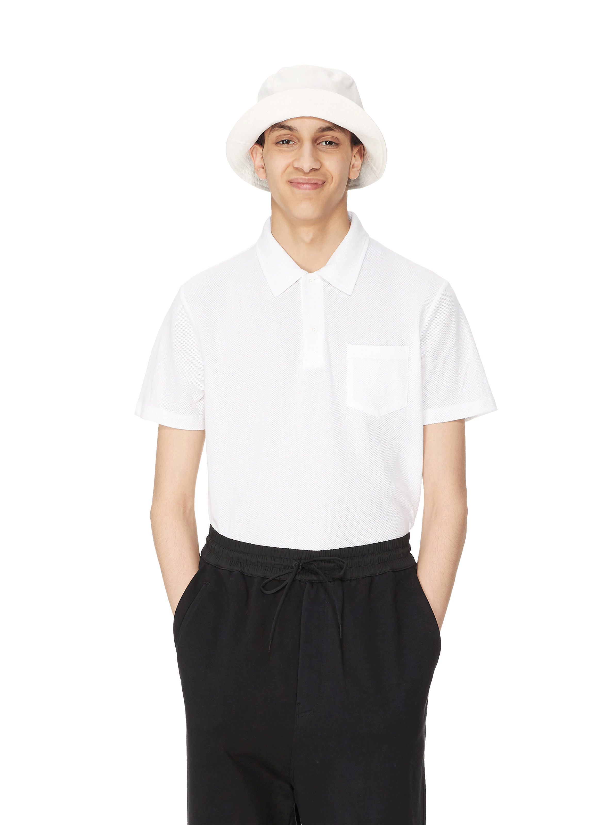 SUNSPEL Cotton Riviera Polo Shirt White