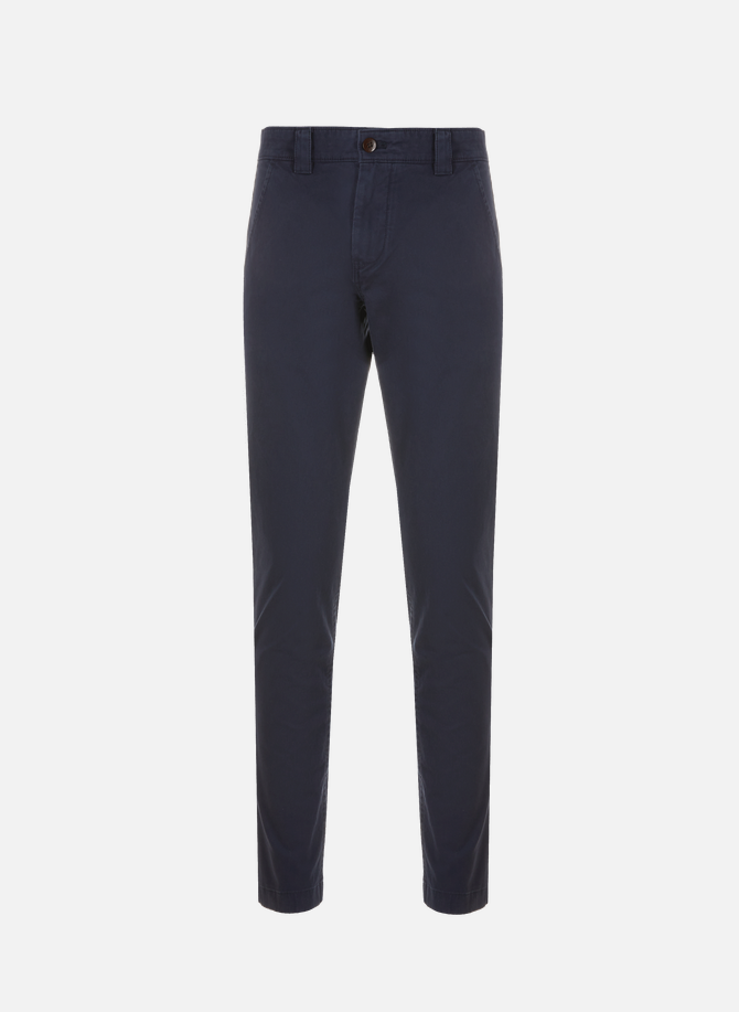 Slim-fit cotton and recycled cotton chino trousers TOMMY HILFIGER