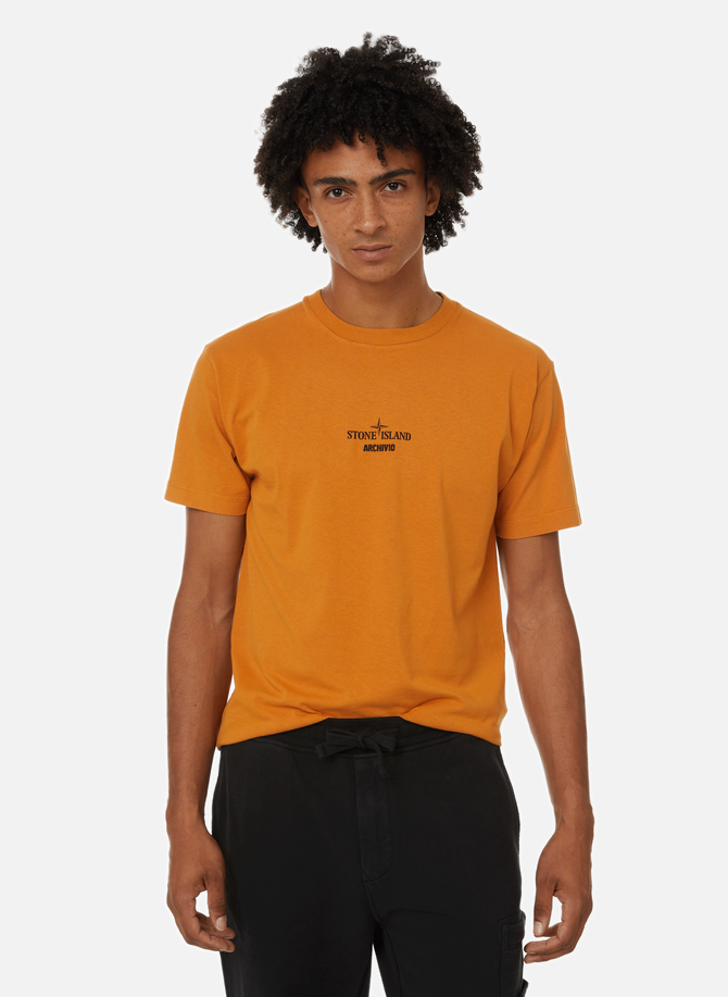 T-shirt with print on the back STONE ISLAND