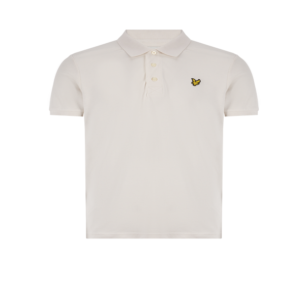 Lyle & Scott Givenchy Address Band Slim Cotton Polo Shirt In Neutral