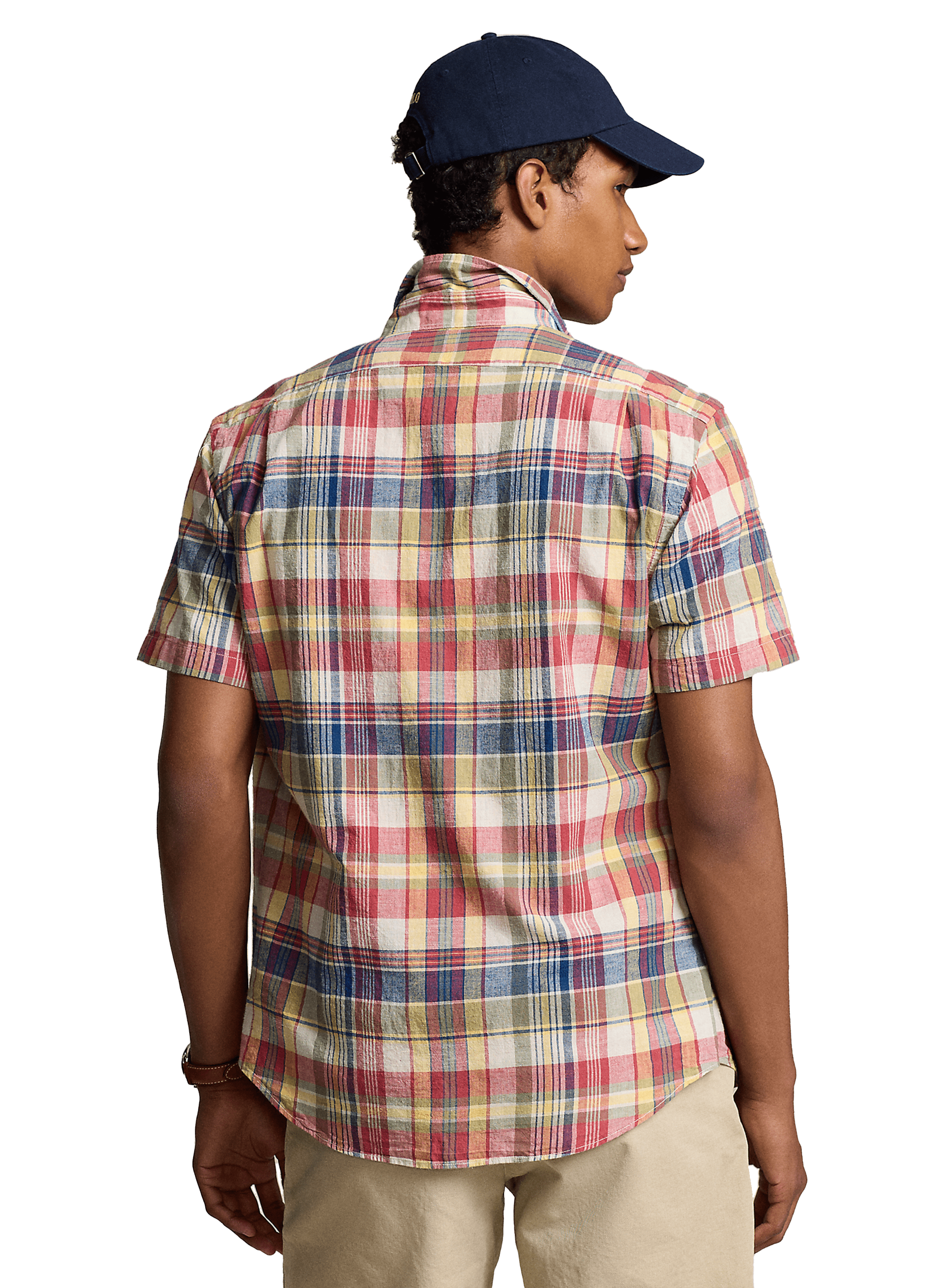 Chemise à carreaux en coton Multicolore