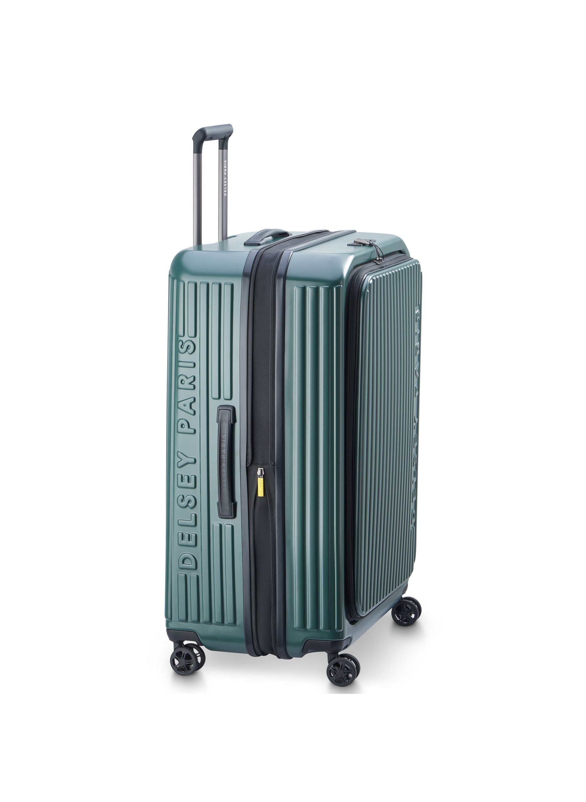 Valise soute rigide taille xl - securitime zip DELSEY PARIS Vert