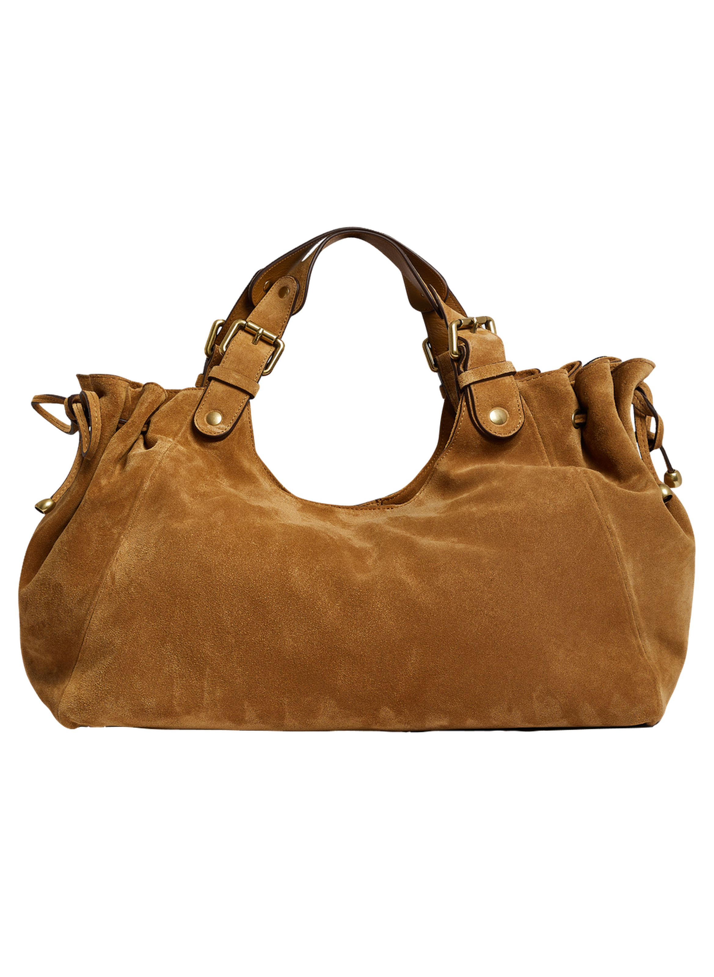 Sac à main en cuir velours - chiara gd GERARD DAREL Marron