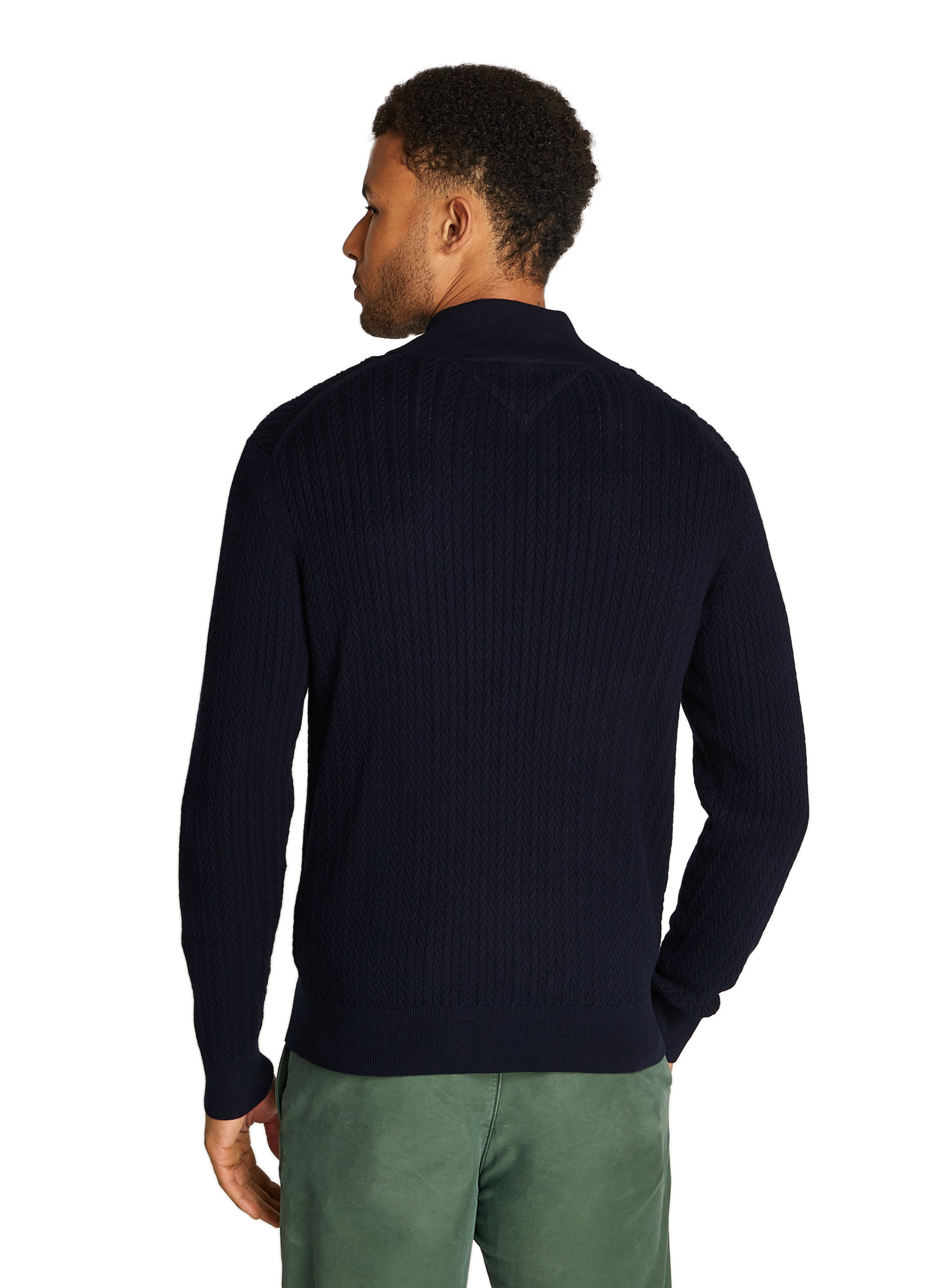 Gilet en coton TOMMY HILFIGER Bleu