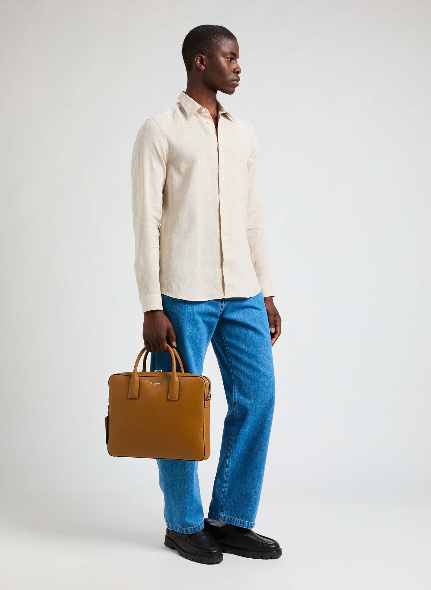 Linen Flin Shirt AU PRINTEMPS PARIS Beige