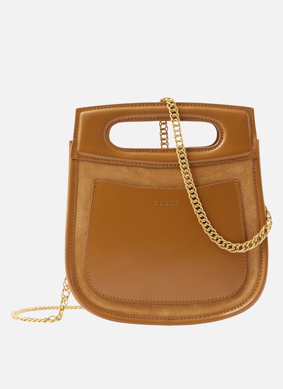 Sac à main bi-matière cheri mini Beige by SOEUR SOEUR Sac à main bi-matière cheri mini Beige
