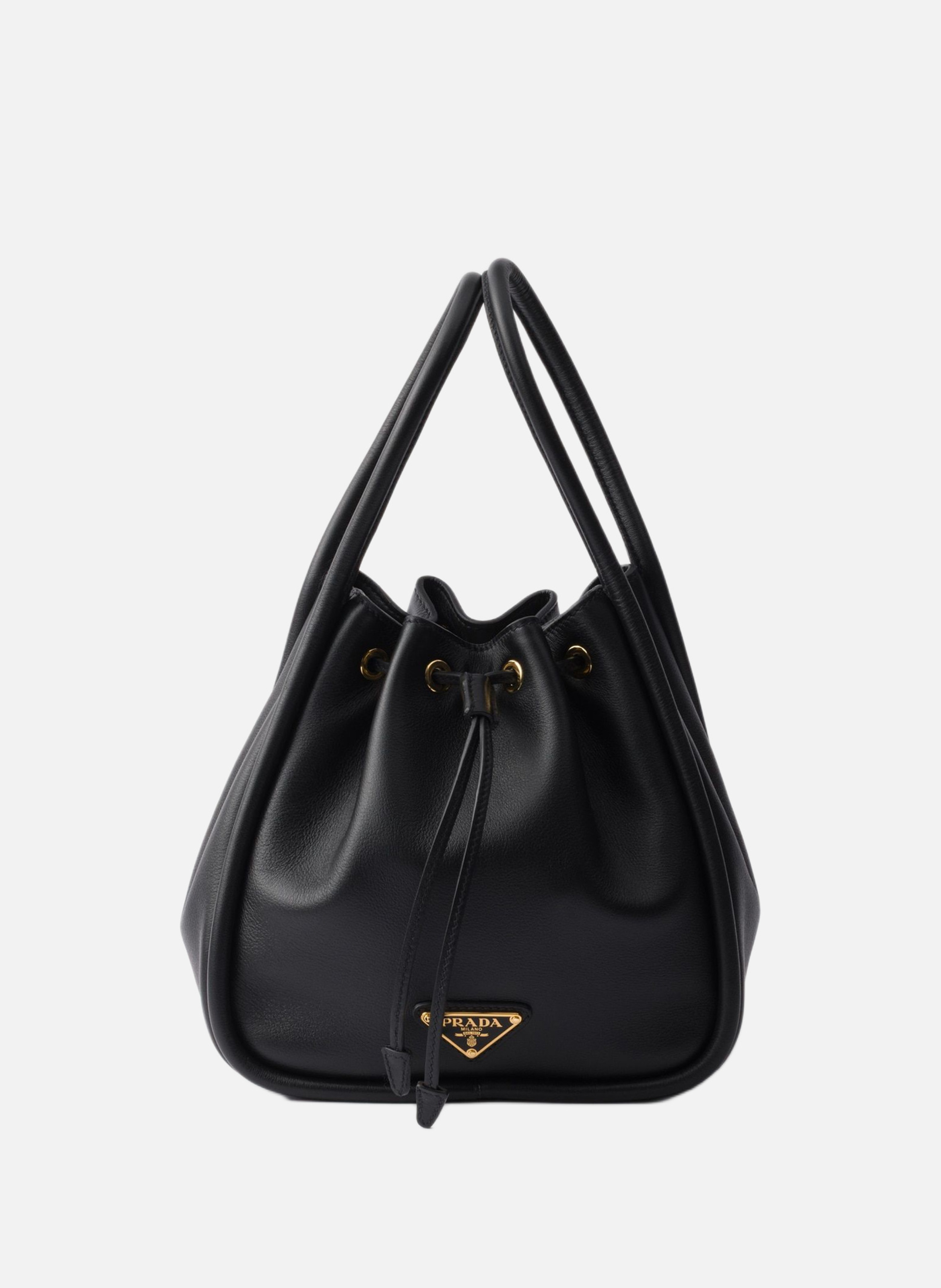 PRADA Mini sac seau prada darling en cuir Noir