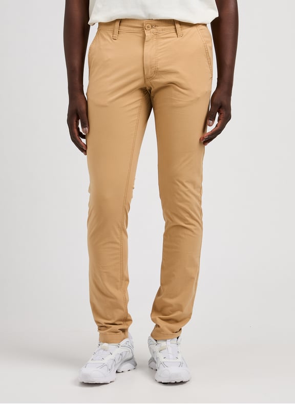 Slim-fit stretch cotton chinos Beige by TIMBERLAND TIMBERLAND Slim-fit stretch cotton chinos Beige