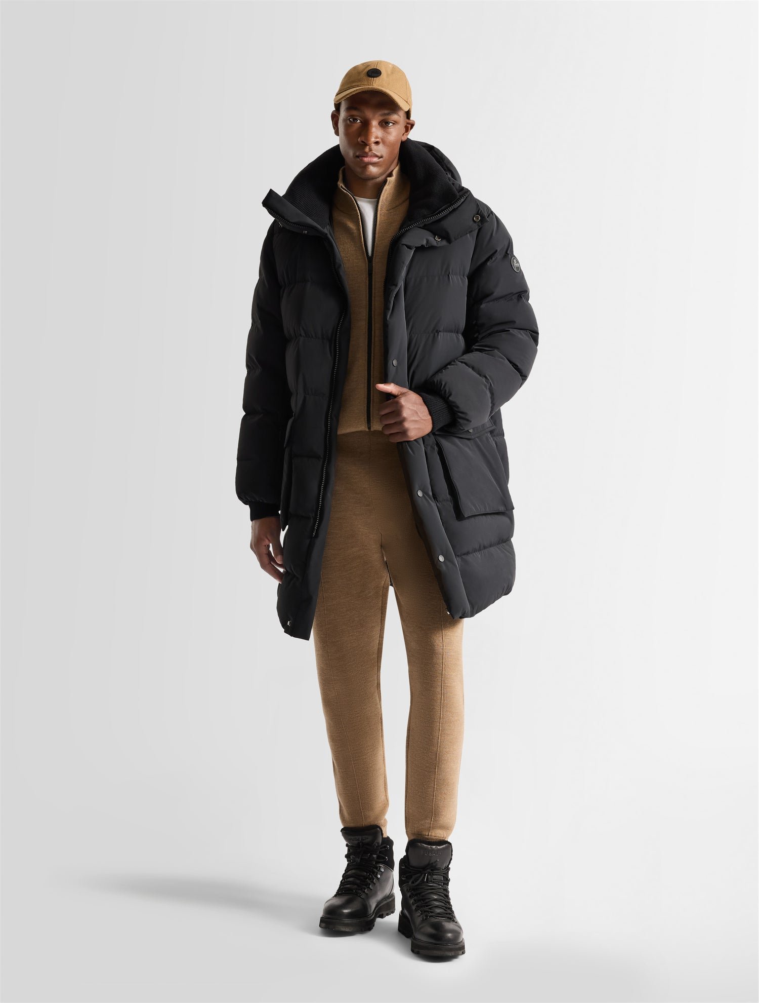 Doudoune atildo col montant coupe ample FUSALP Noir