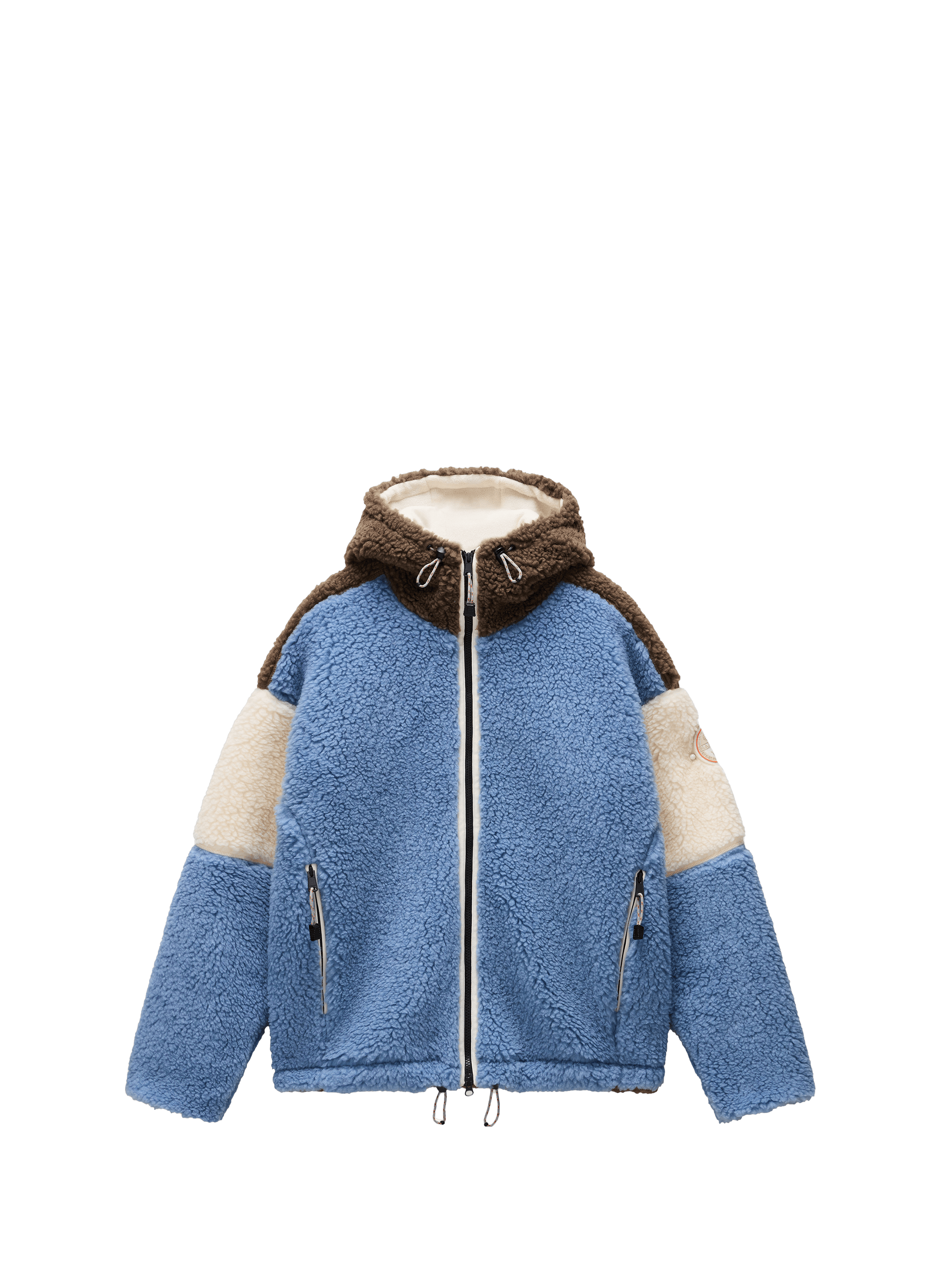Straight hooded fleece jacket NAPAPIJRI Multicolour