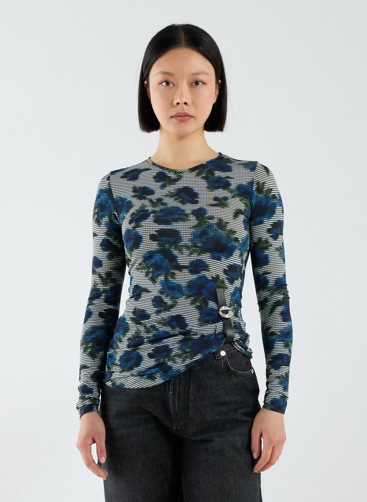 Round neck top with buckle COPERNI Multicolour