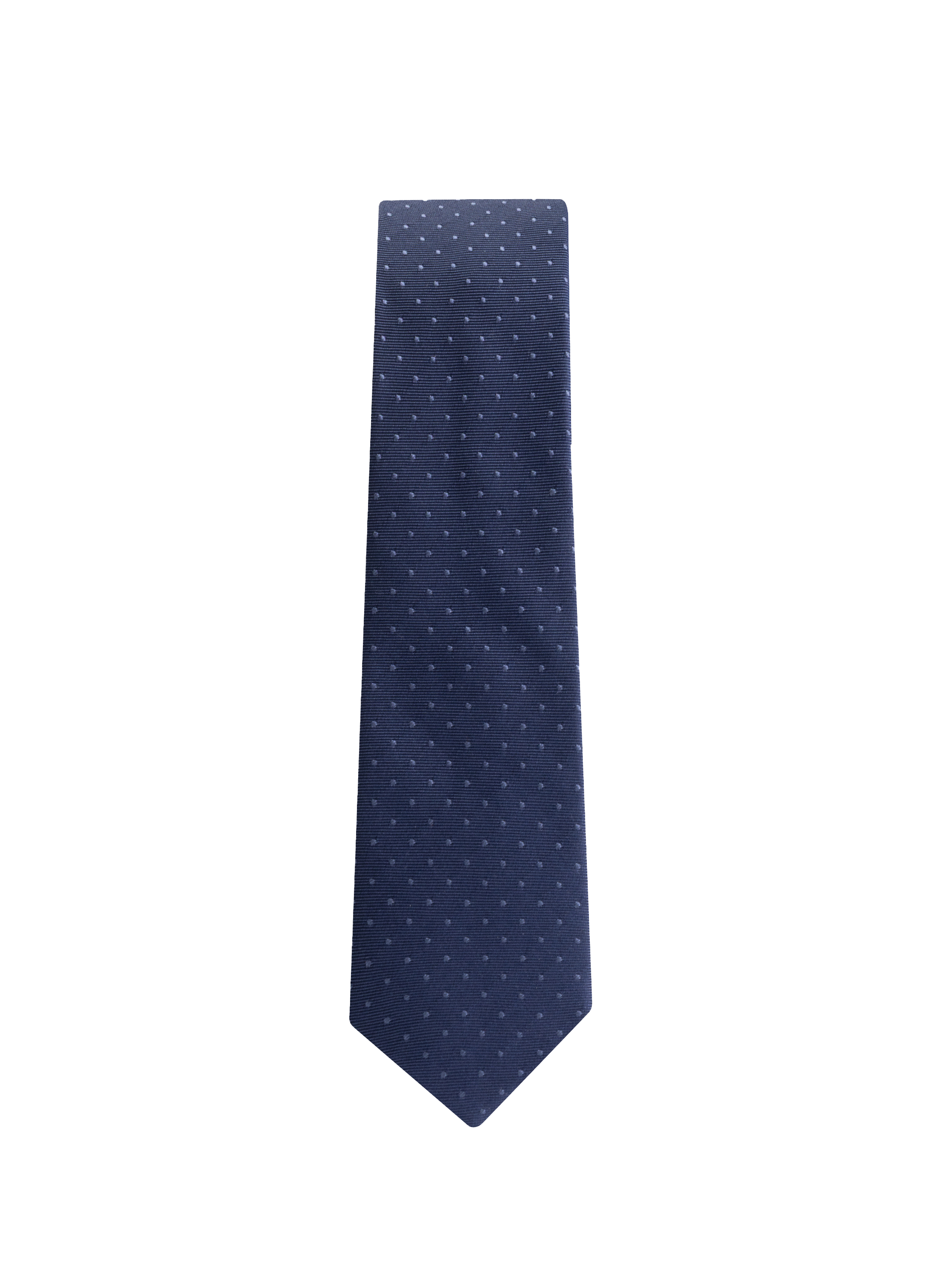 Silk polka dot tie CALVIN KLEIN Blue