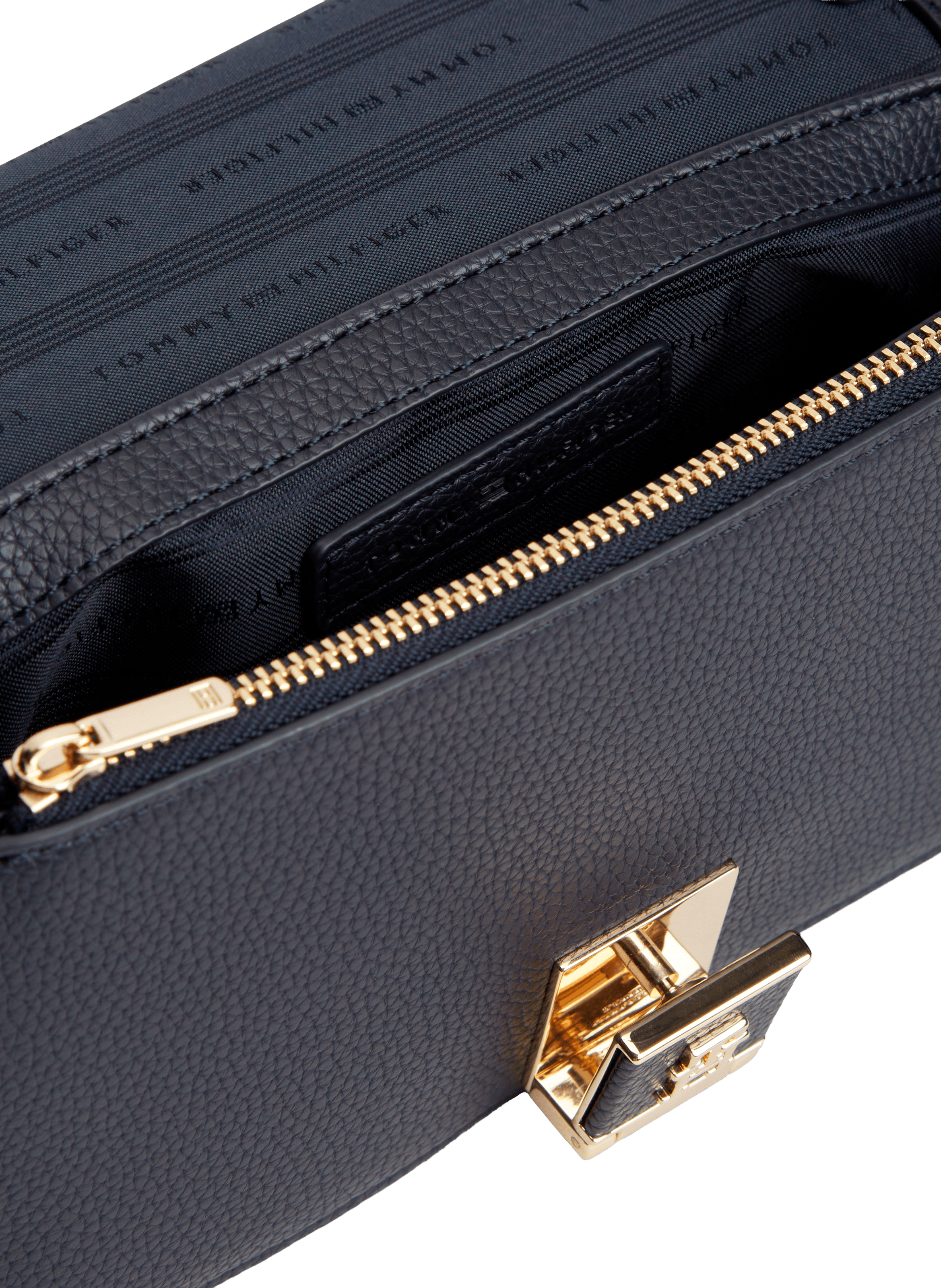 Logo-embossed chain shoulder bag TOMMY HILFIGER Multicolour