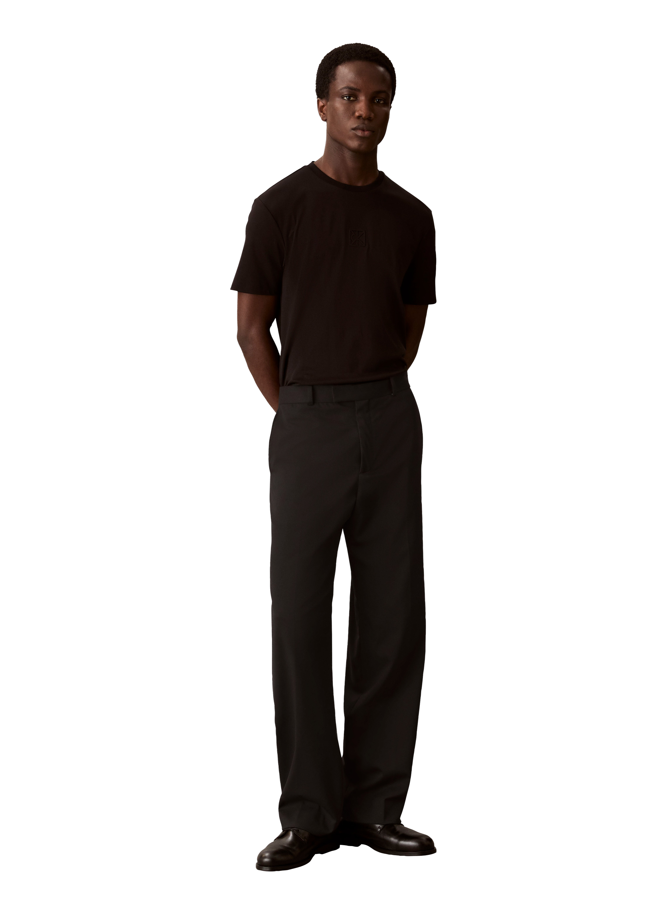 Cotton Logo T-shirt CALVIN KLEIN Black