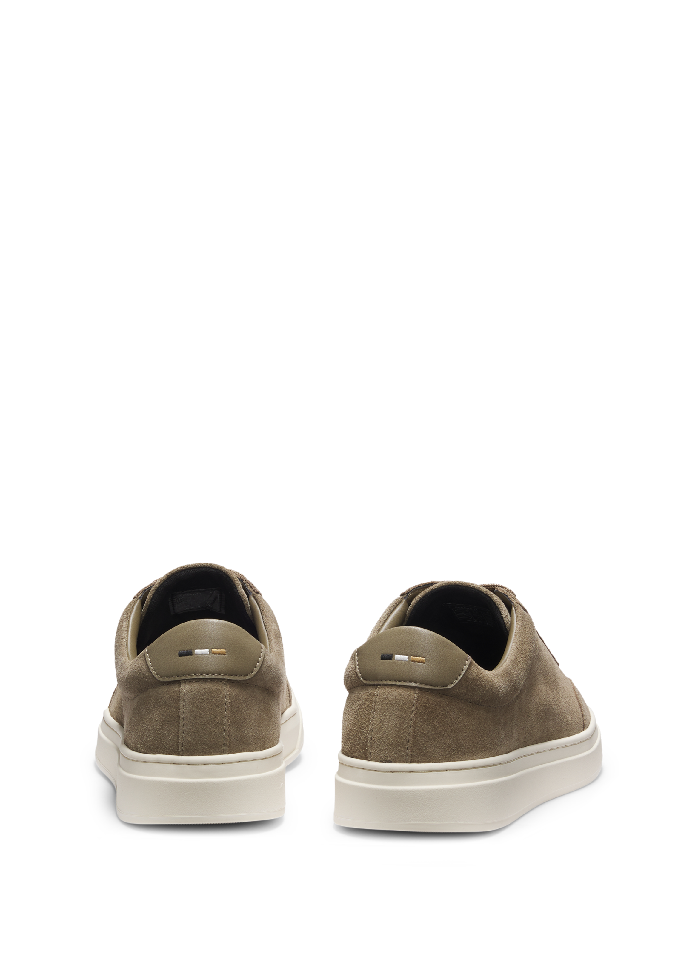 Baskets basses en cuir suédé HUGO BOSS Marron