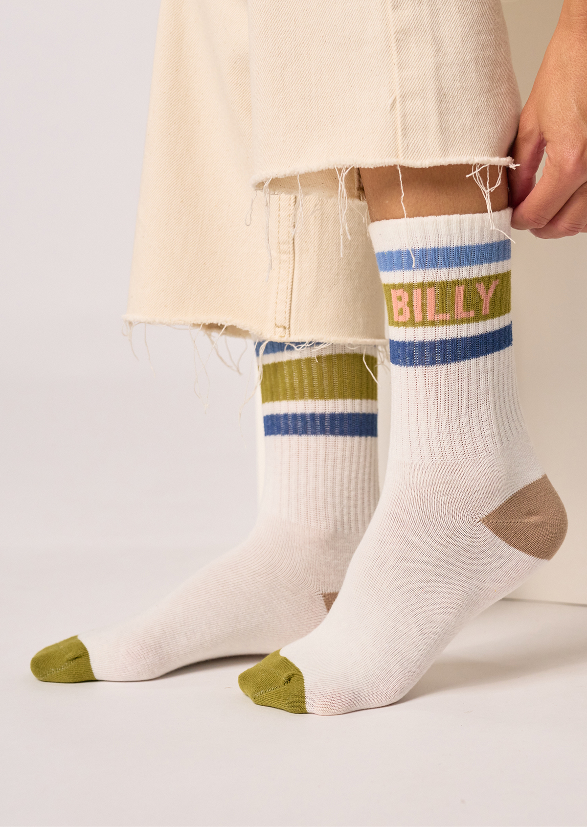 Chaussettes en coton tennis BILLYBELT Blanc