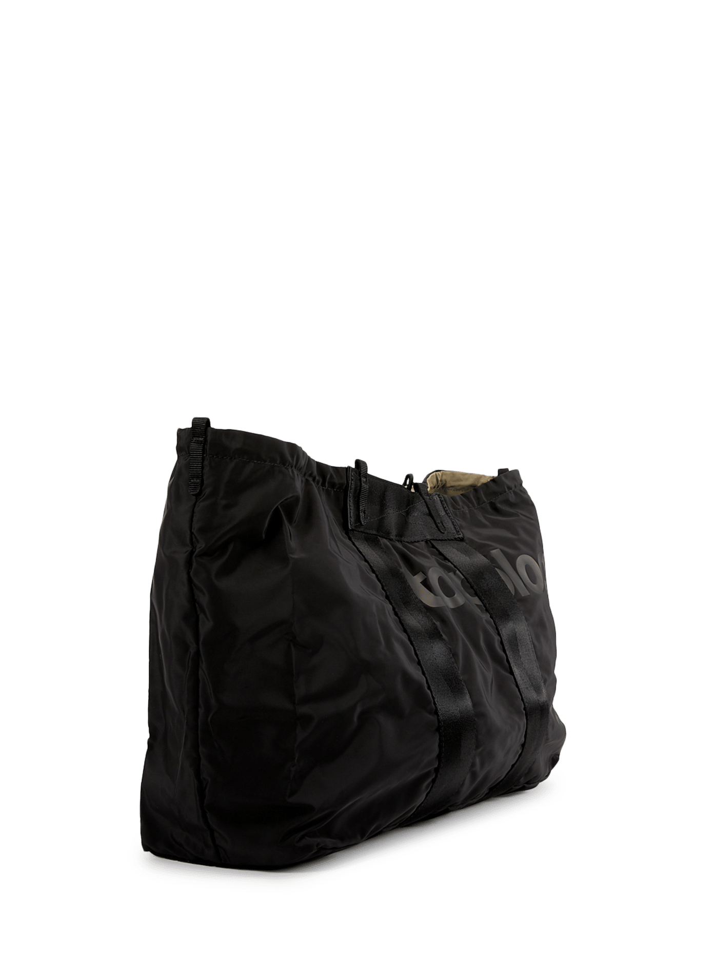 Summit drawstring tote bag TOPOLOGIE Black