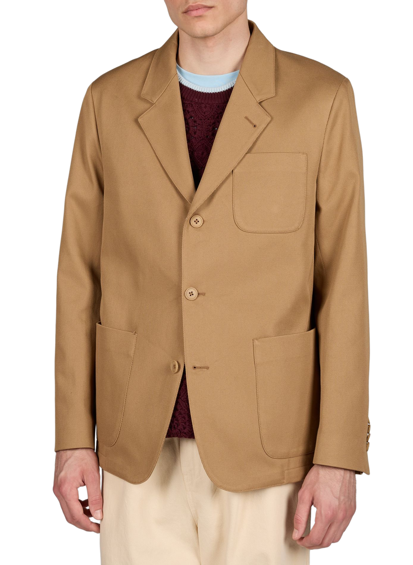 Veste col tailleur SAISON 1865 Beige