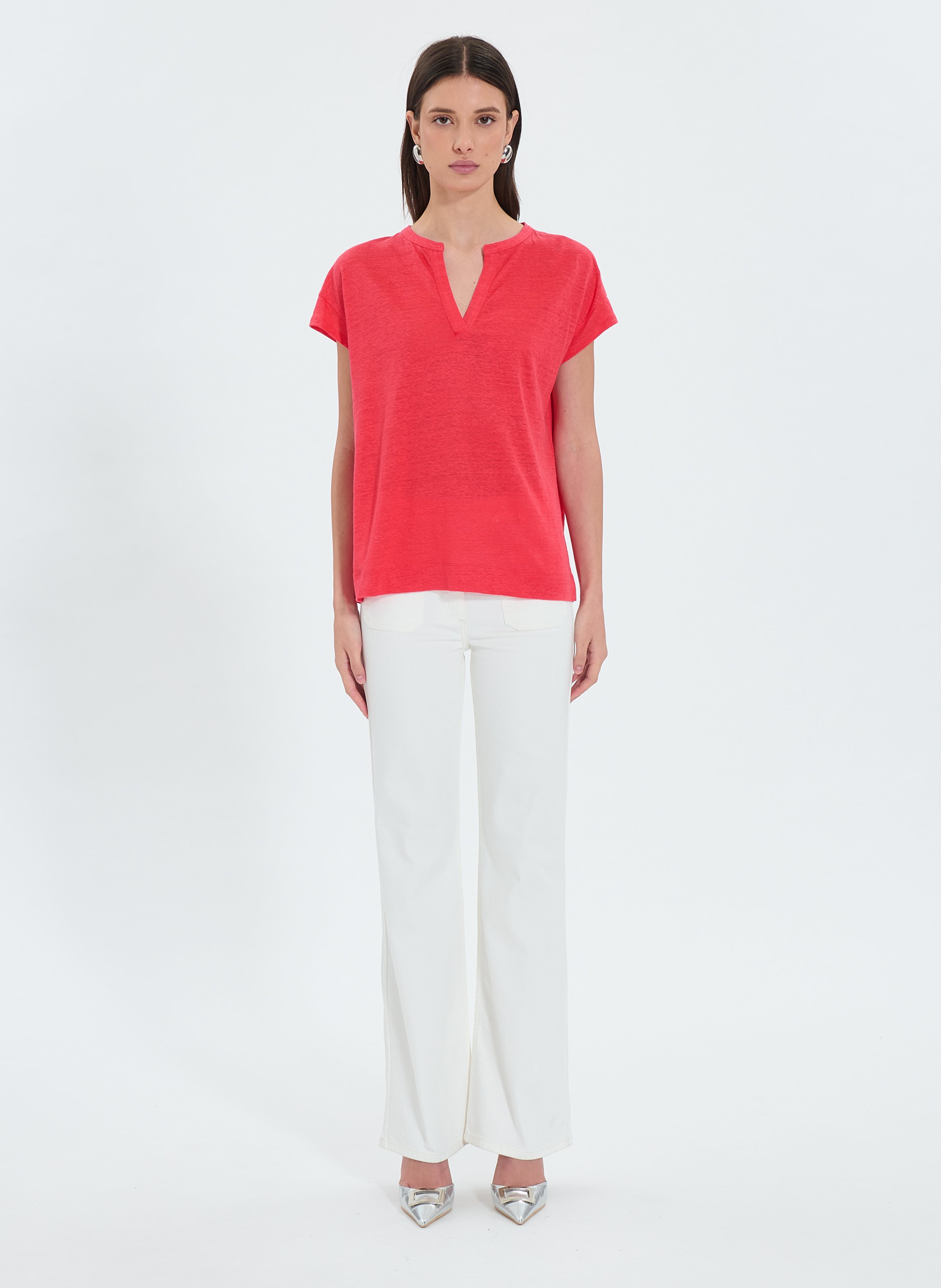 Top jersey  thebes  Corail