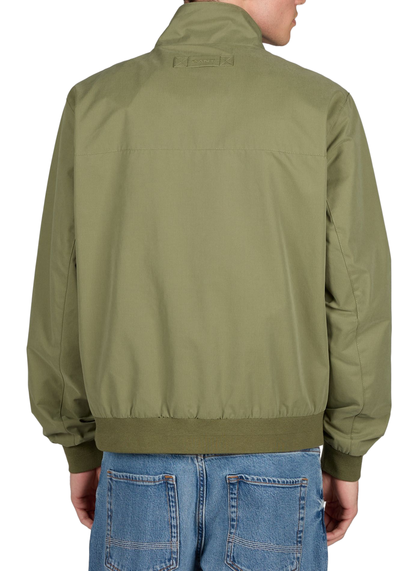 Straight jacket in blended cotton GANT Green