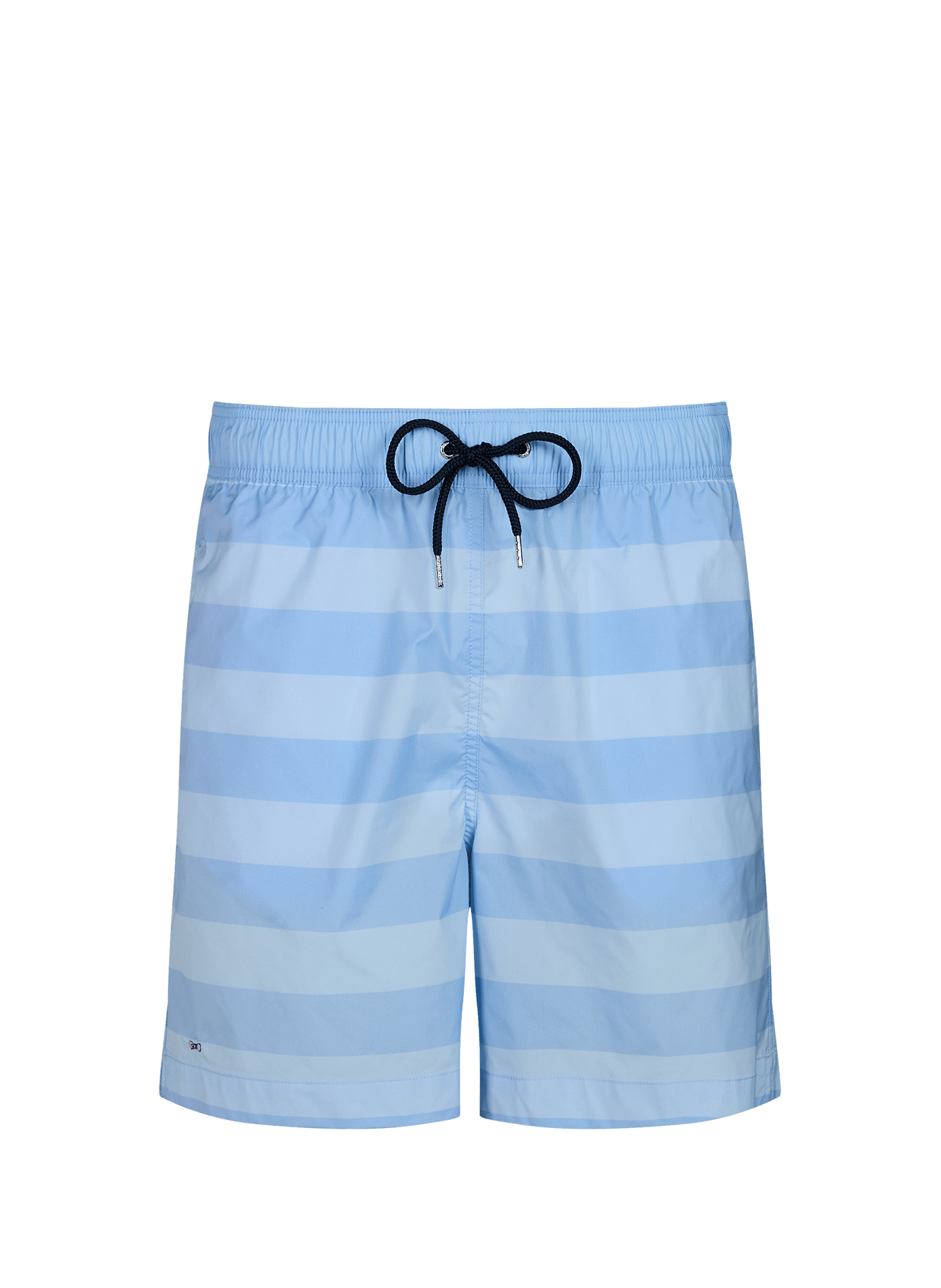 Swim shorts with horizontal stripes and embroidered logo EDEN PARK Blue