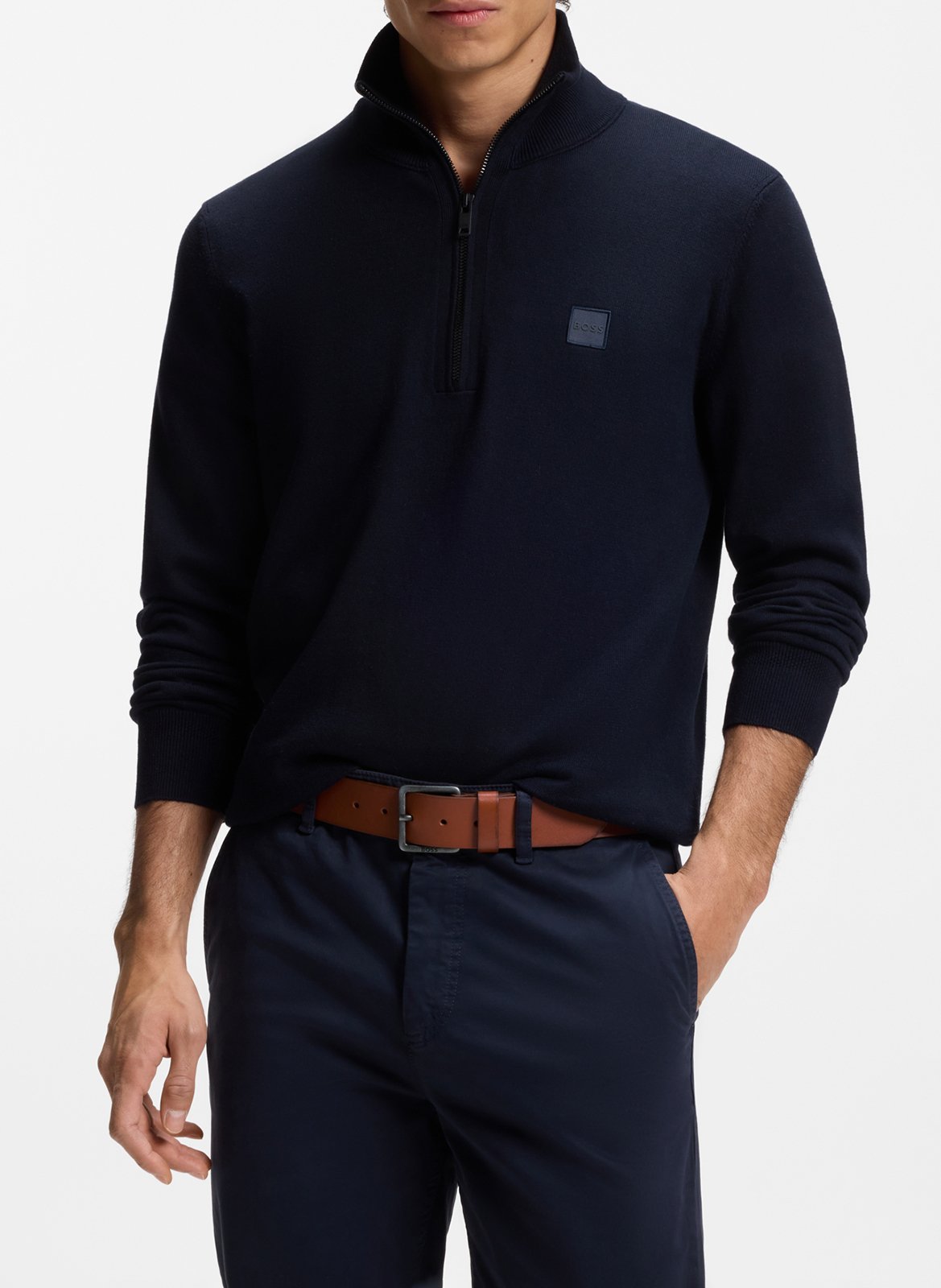 Ceinture en cuir BOSS Marron