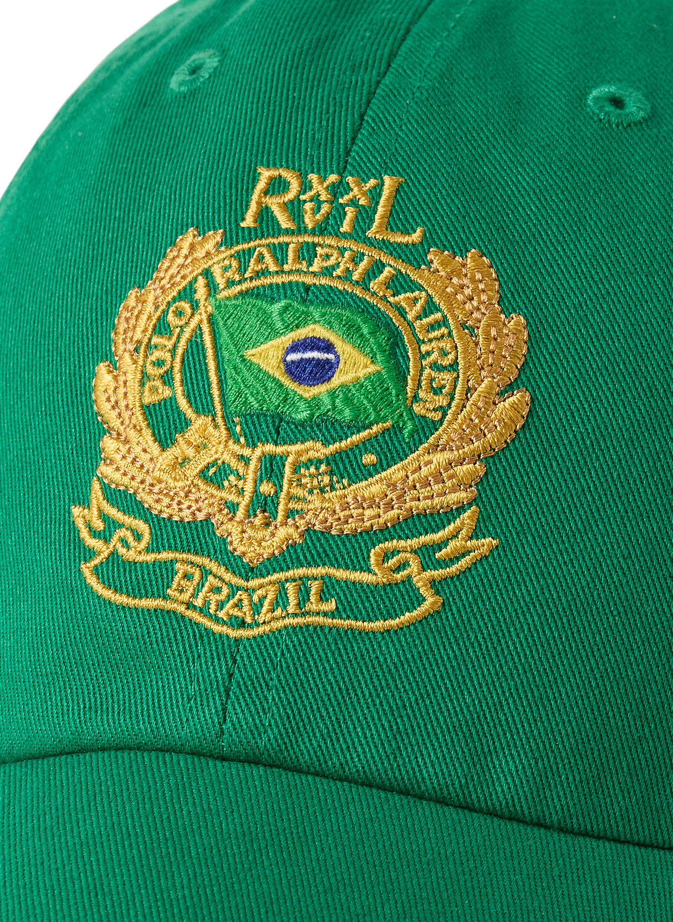 Cotton baseball cap with embroidered logo  POLO RALPH LAUREN Green