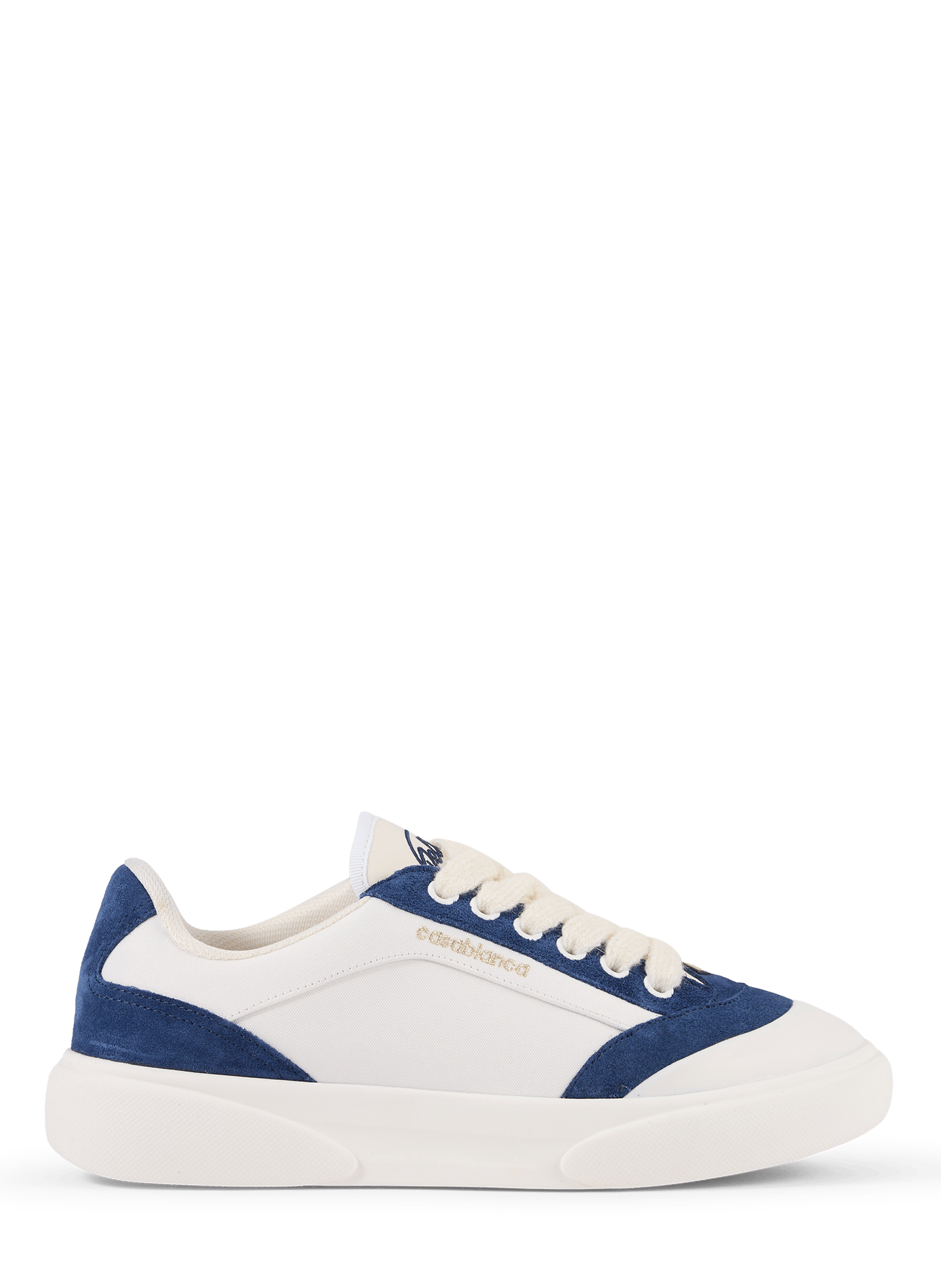 Low-top leather and cotton sneakers CASABLANCA PARIS Multicolour