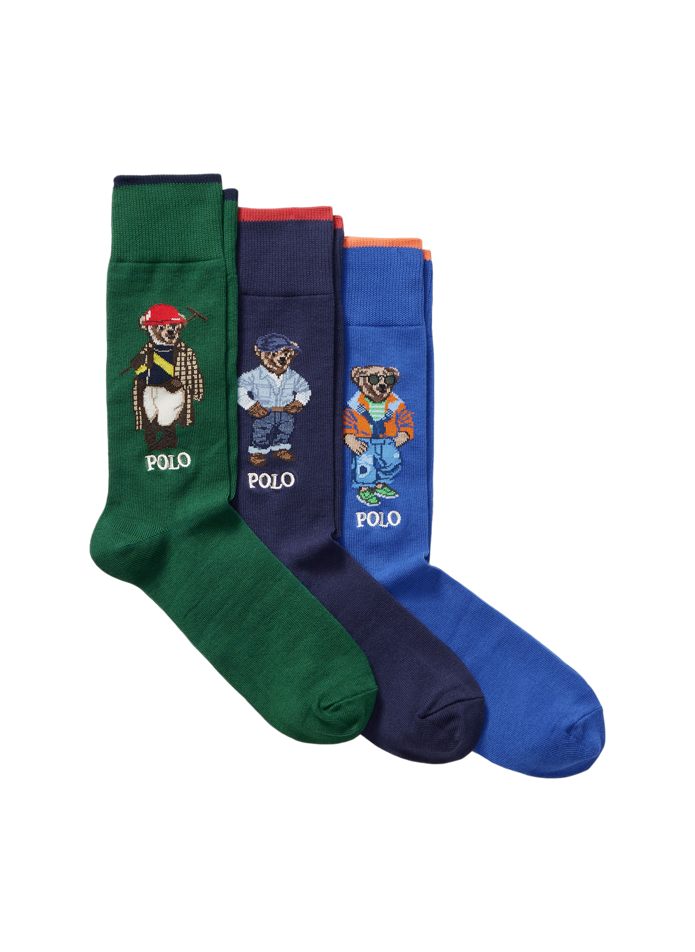 Set of 3 pairs of cotton socks with pattern POLO RALPH LAUREN Multicolour