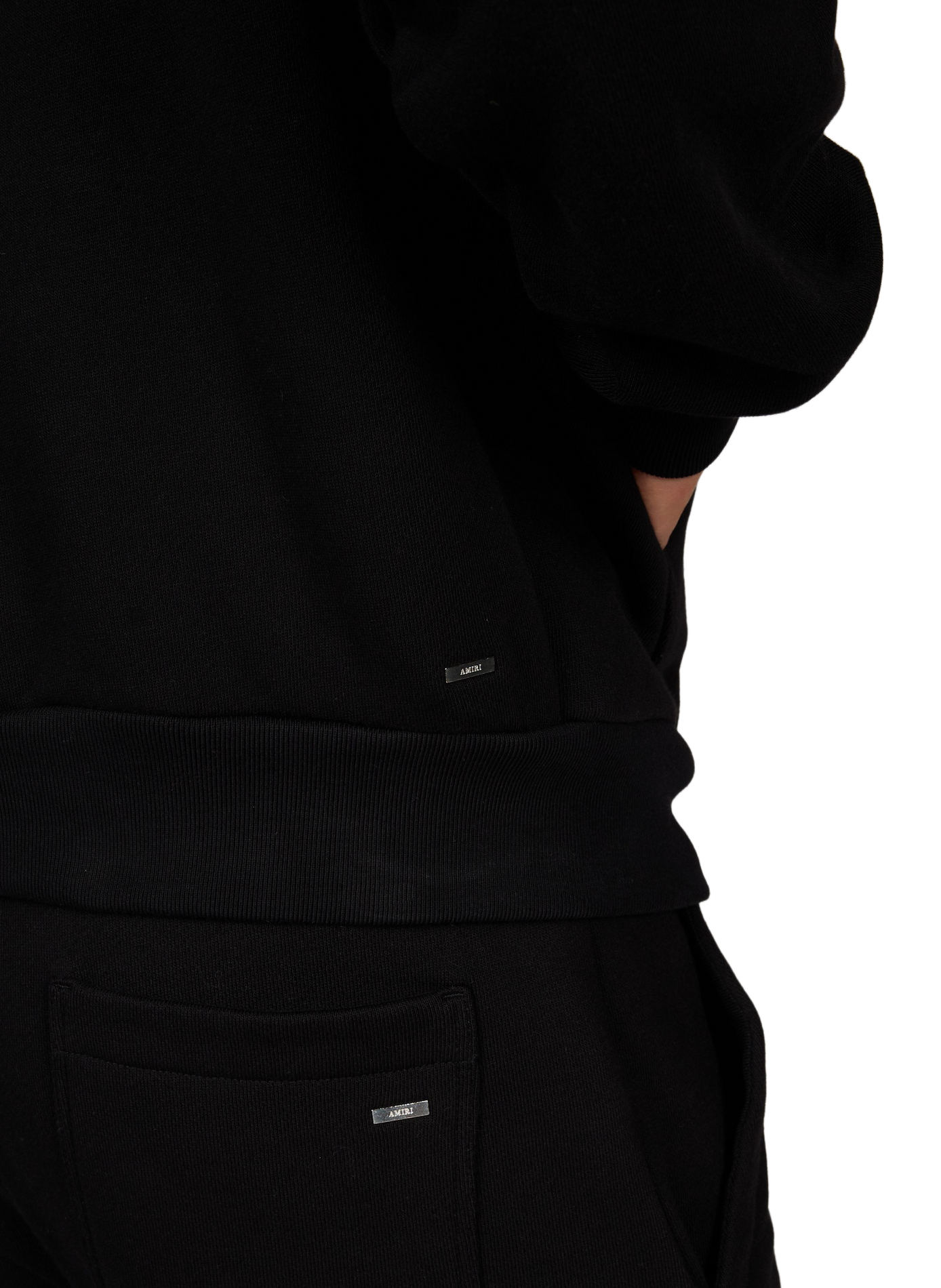 Sweat zippé à capuche AMIRI Noir