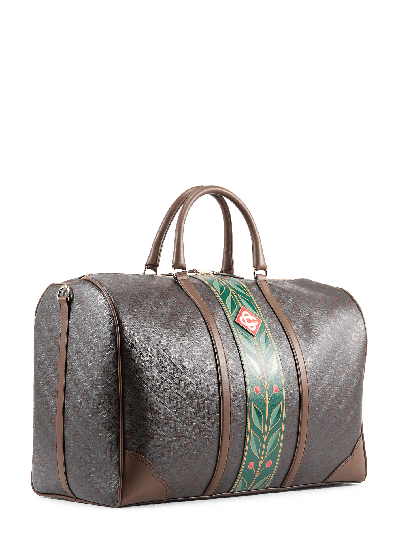 Sac de voyage texturé à monogramme  CASABLANCA PARIS Marron