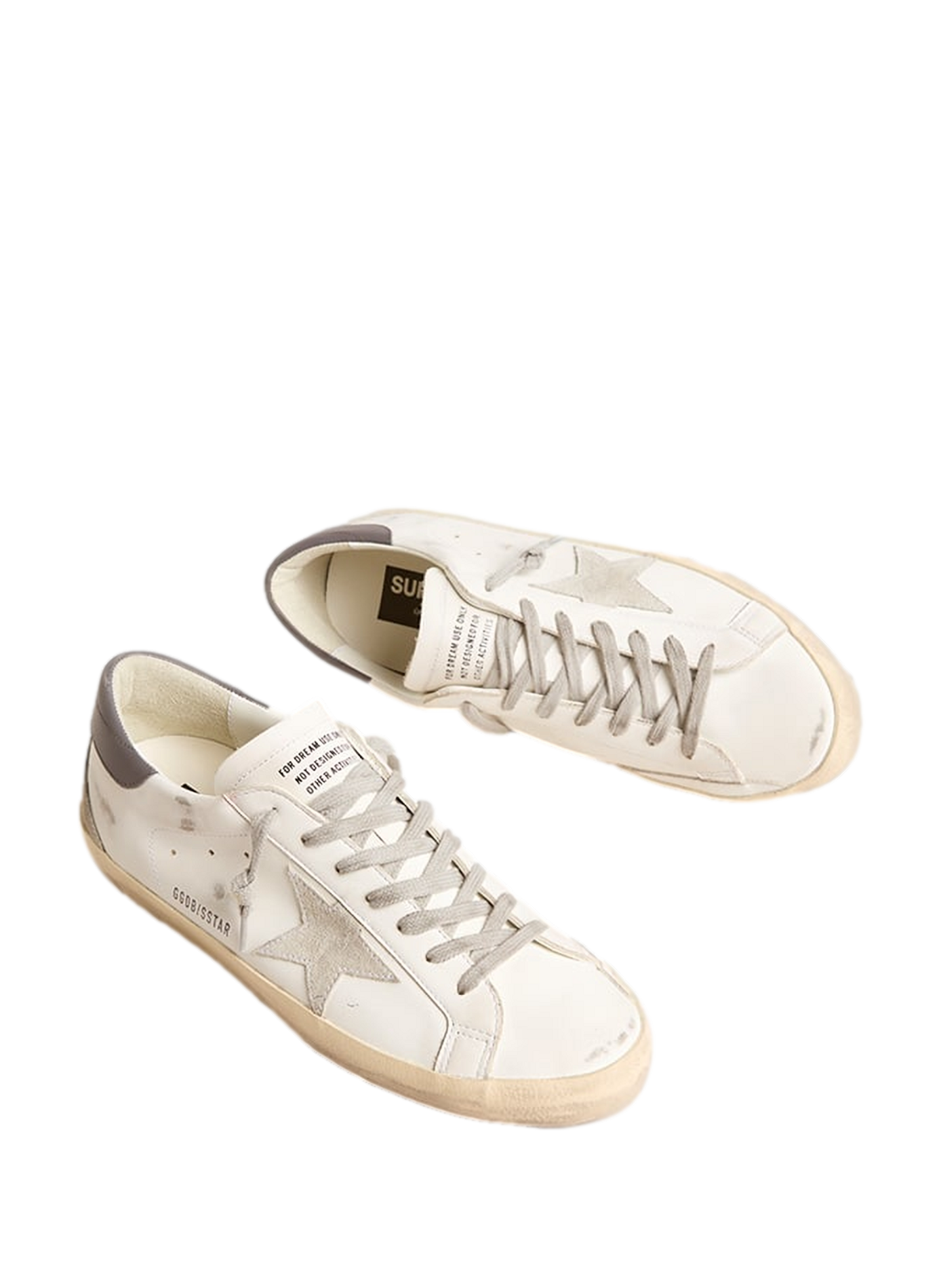 Lage sneakers Super Star van leer GOLDEN GOOSE Wit