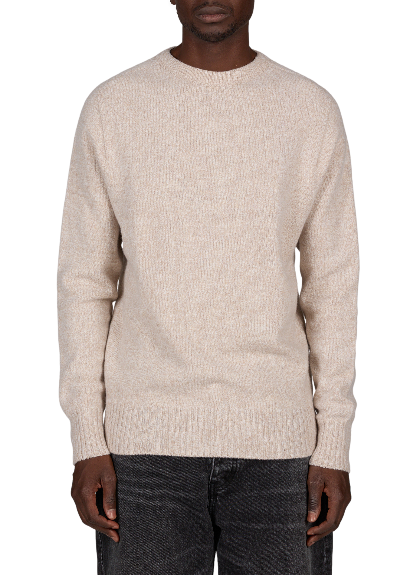 Pullover aus Merino- und Kaschmirwolle CÉZEMBRE Beige