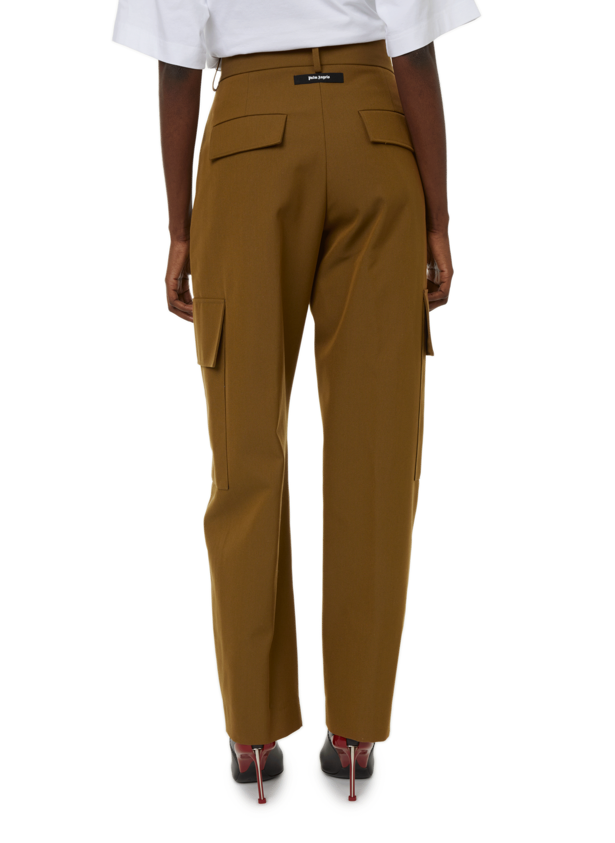 Pantalon Cargo  PALM ANGELS Marron