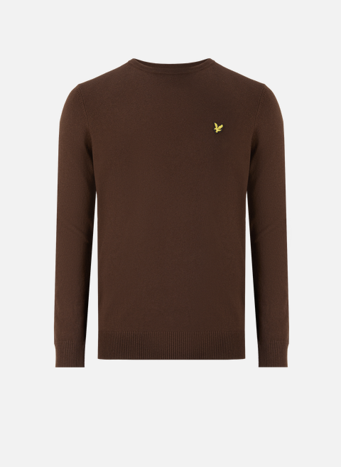 Cotton and wool sweater BrownLYLE & SCOTT 