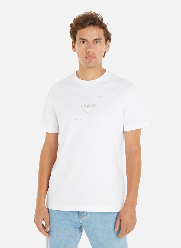 CALVIN KLEIN Cotton T-shirt  White