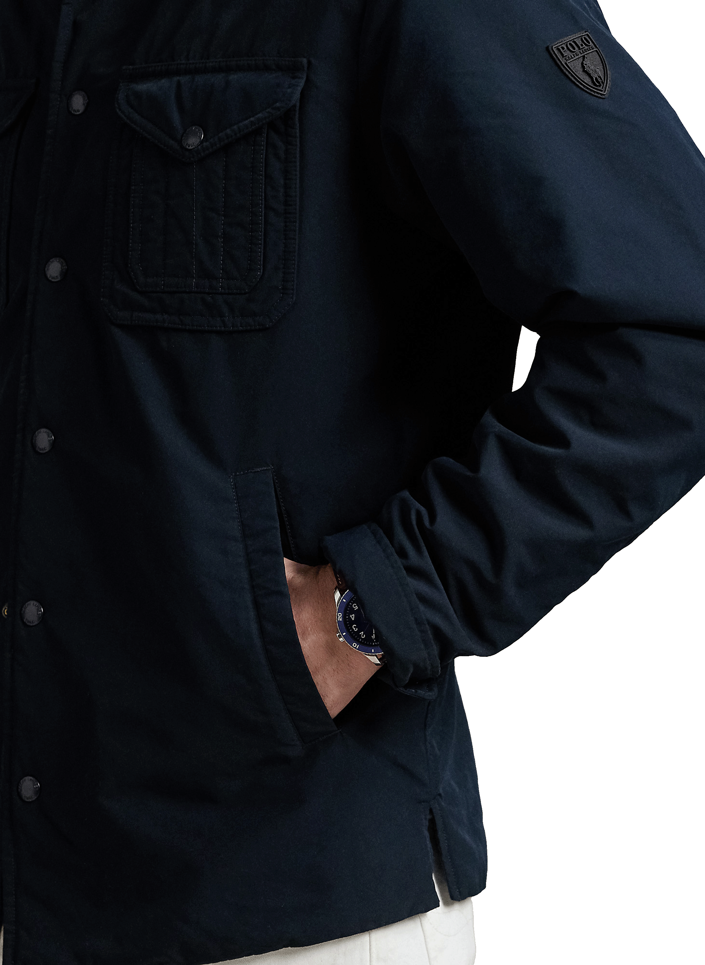 Lightweight jacket in blended nylon POLO RALPH LAUREN Blue