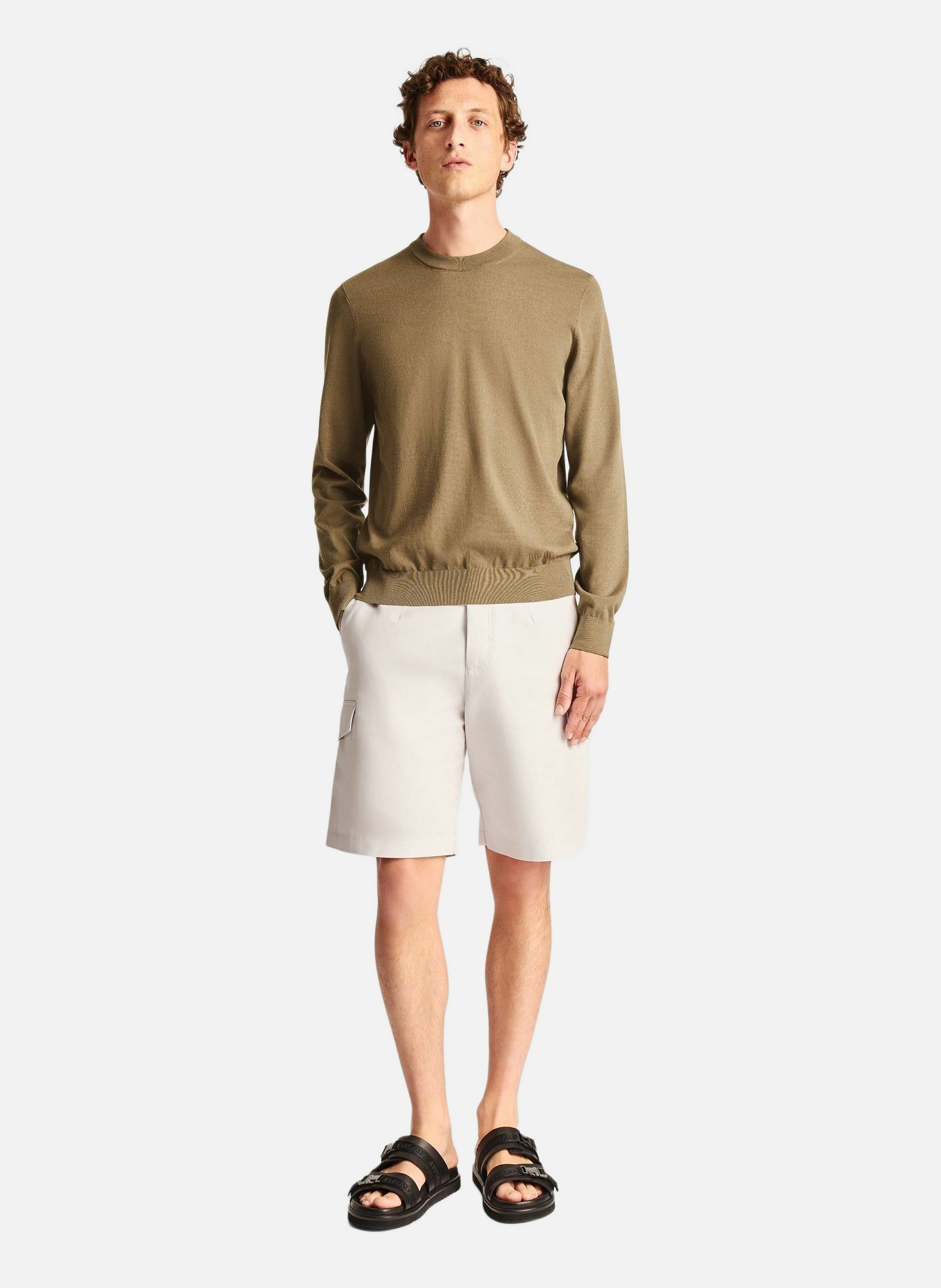 Pull ashtton col rond coupe regular FUSALP Beige