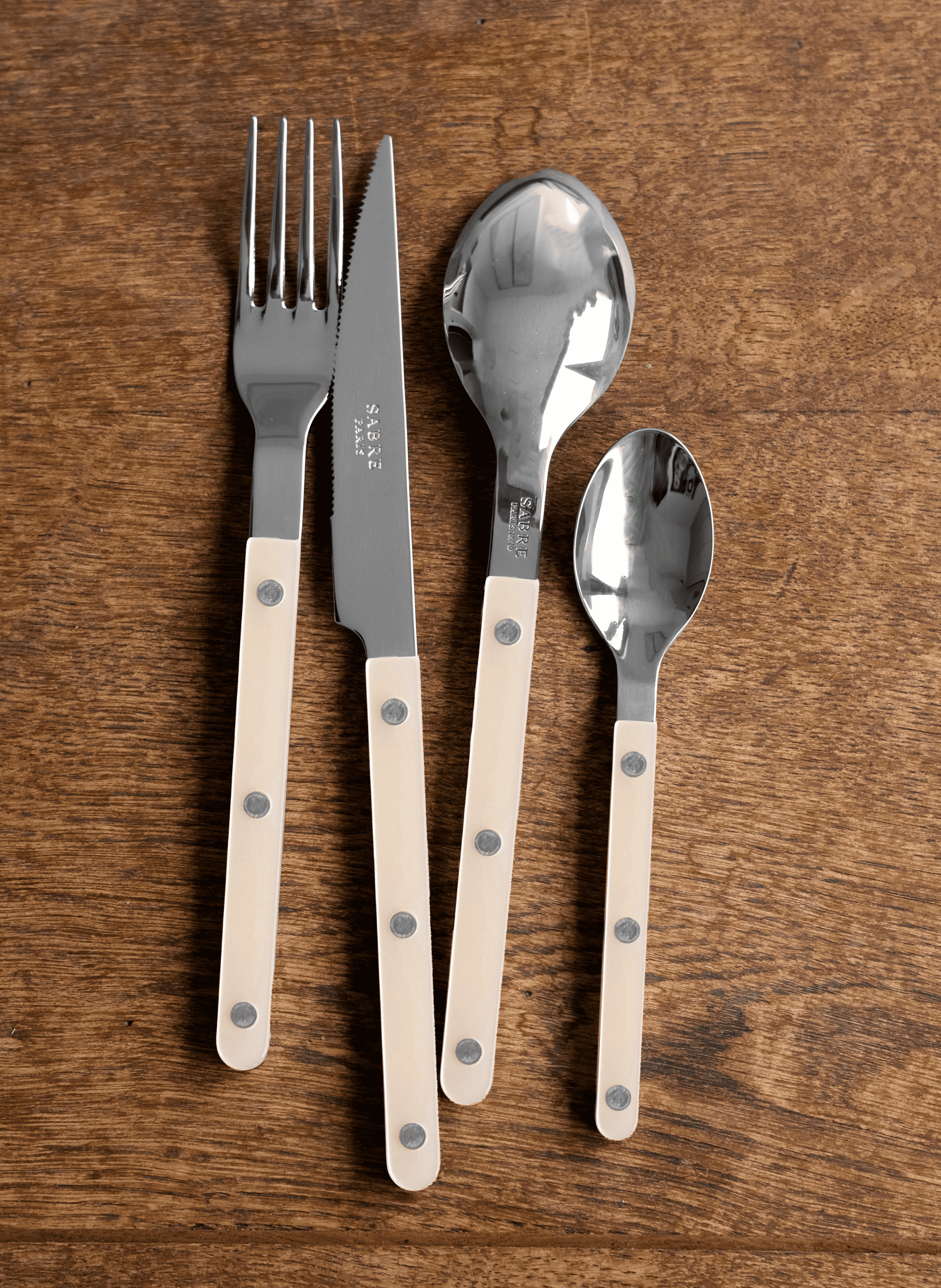 Cuillère à  soupe, bistrot pearly SABRE PARIS Beige