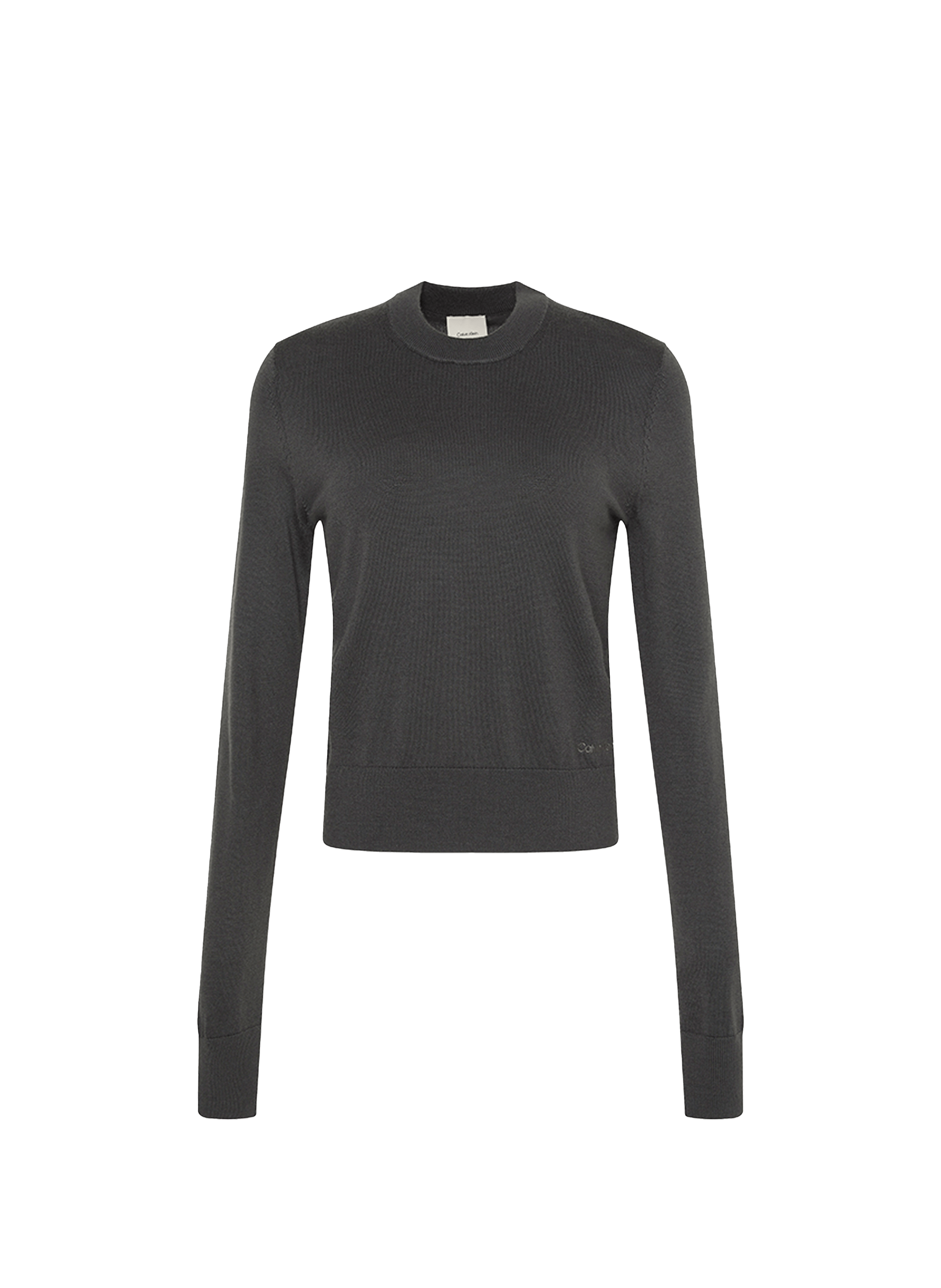 Pull en laine mélangée CALVIN KLEIN Gris