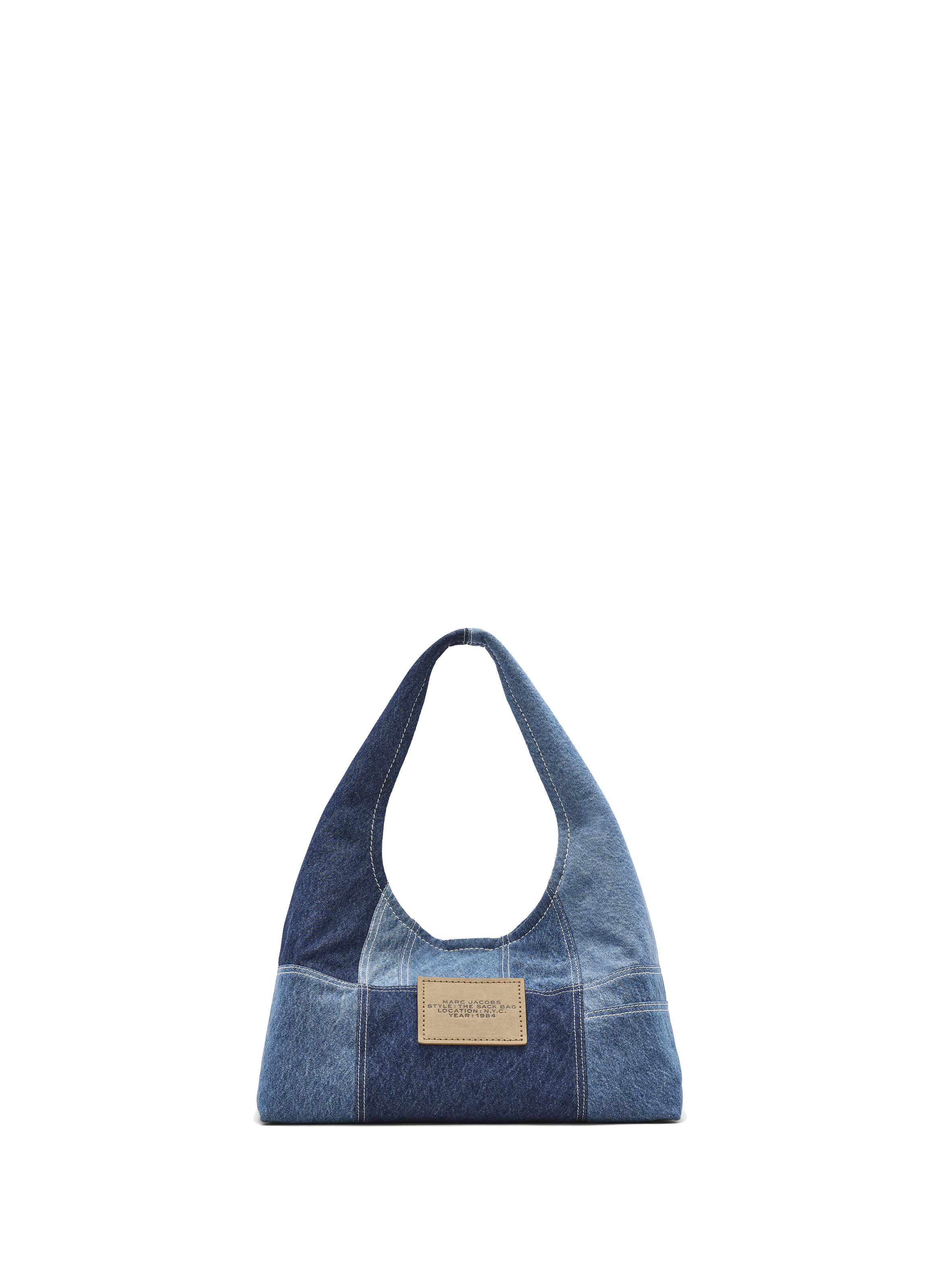 Sac patchwork en coton MARC JACOBS Bleu