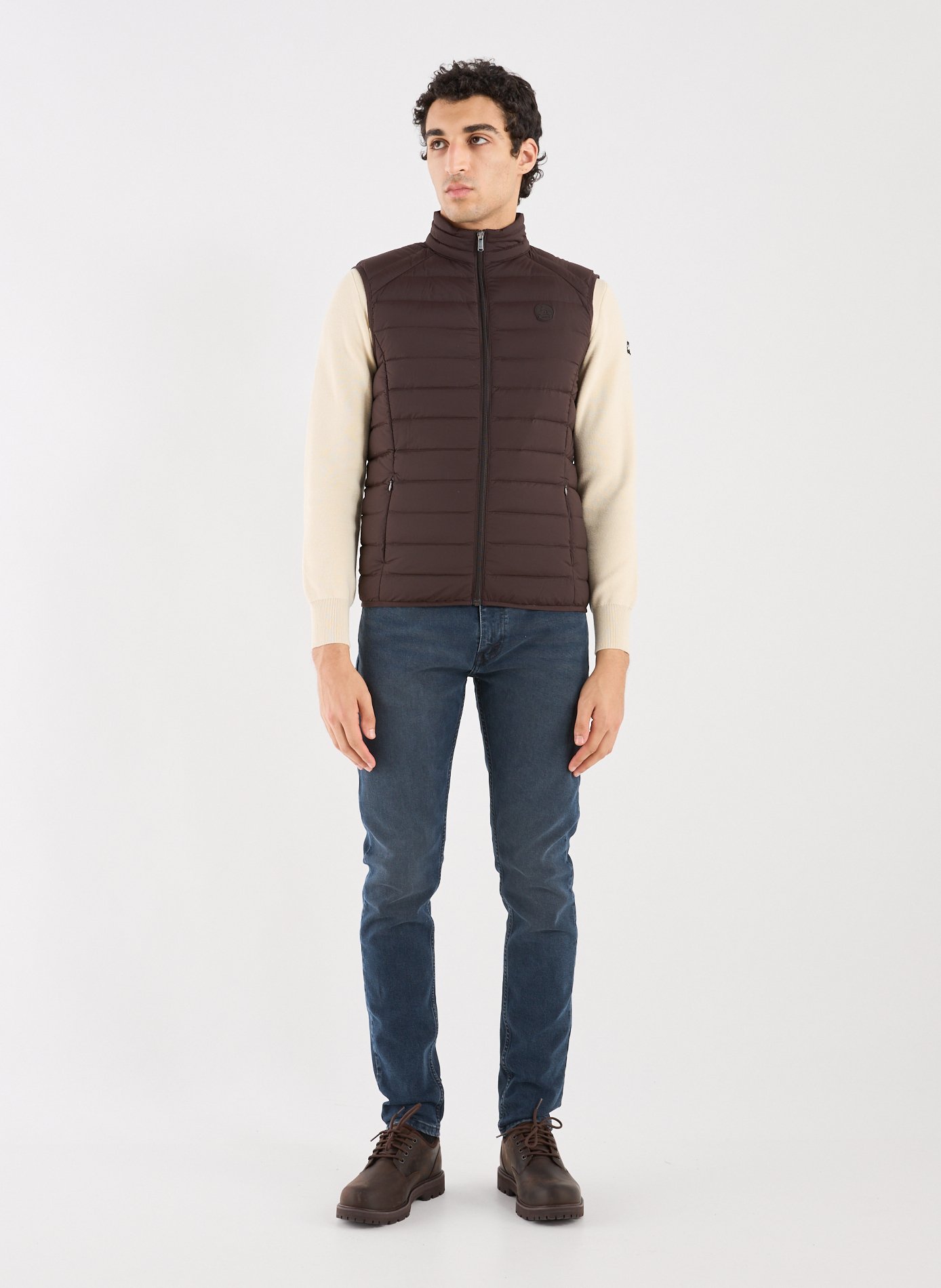 Down gilet JOTT Brown