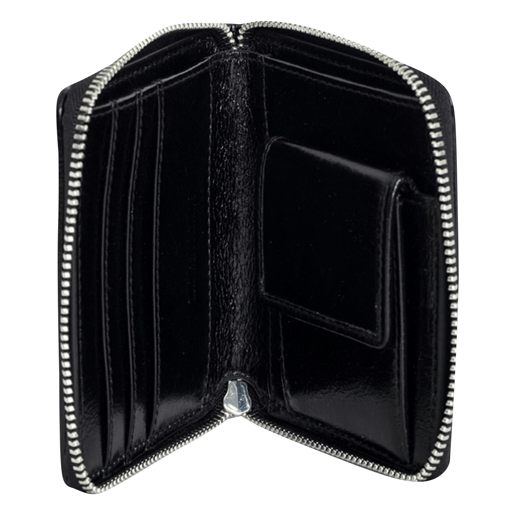 Porte-monnaie en cuir sunny mini ZADIG&VOLTAIRE Noir