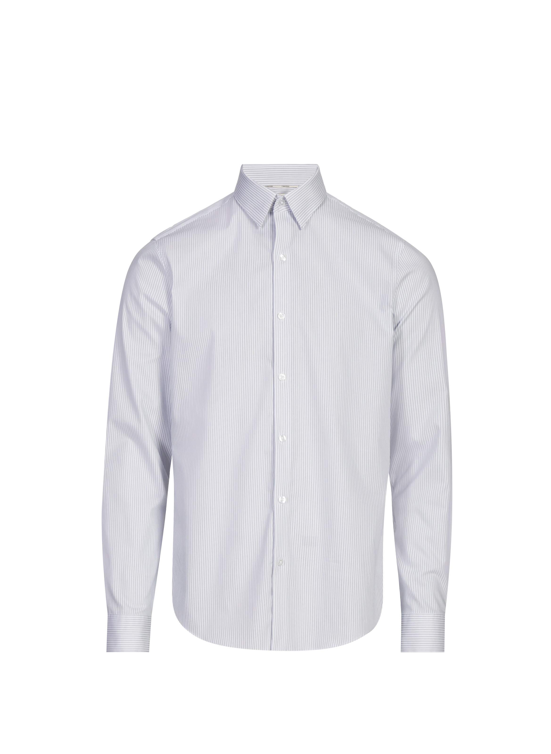 CALVIN KLEIN Slim cotton-blend shirt White